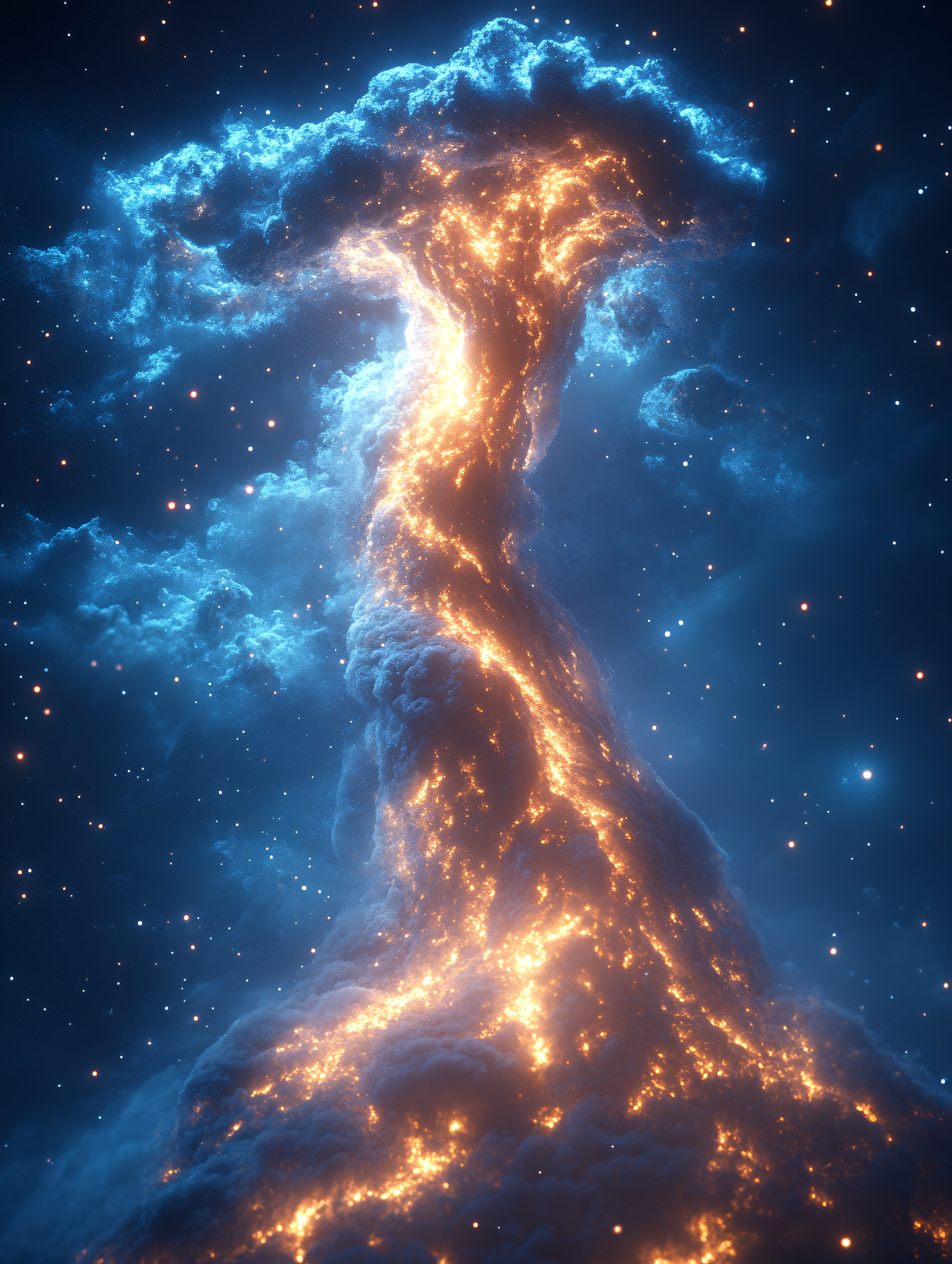 Celestial Cosmic Swirl