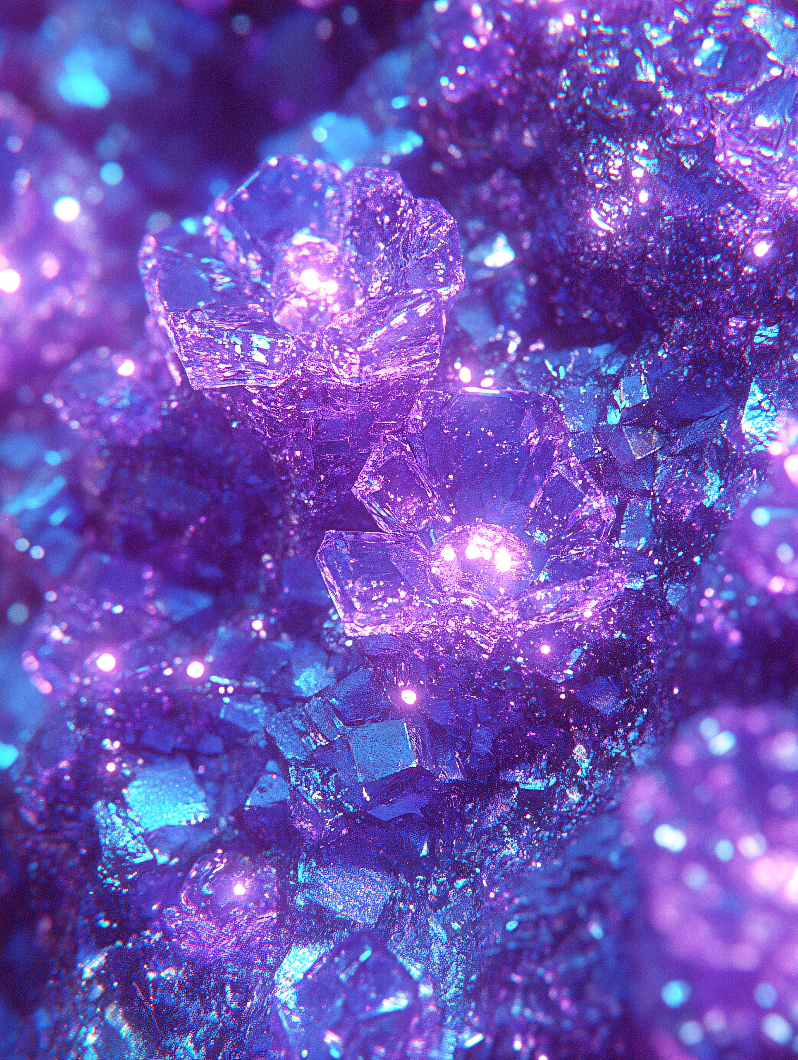 Celestial Crystals Cluster