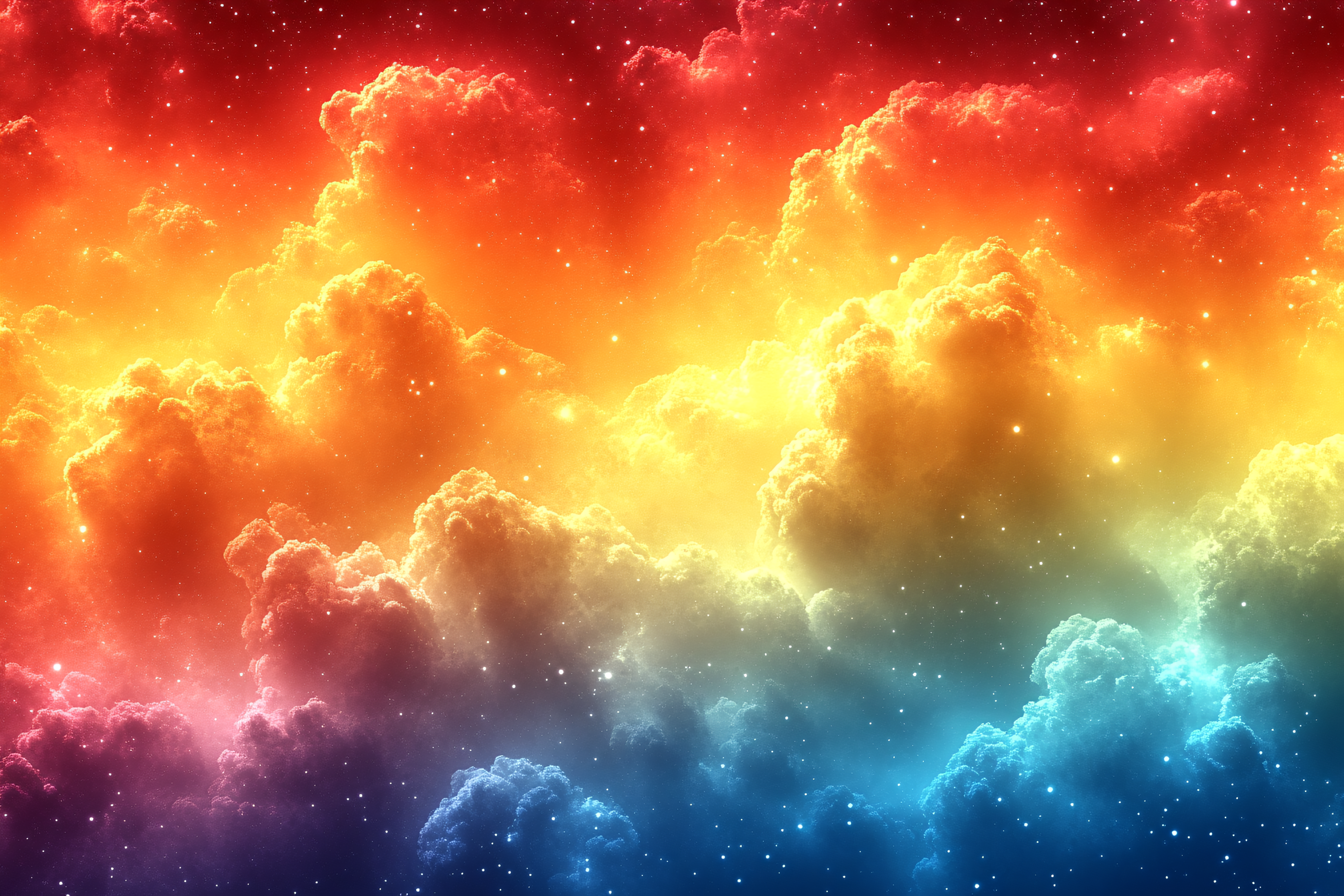 Celestial Gradient Cloudscape