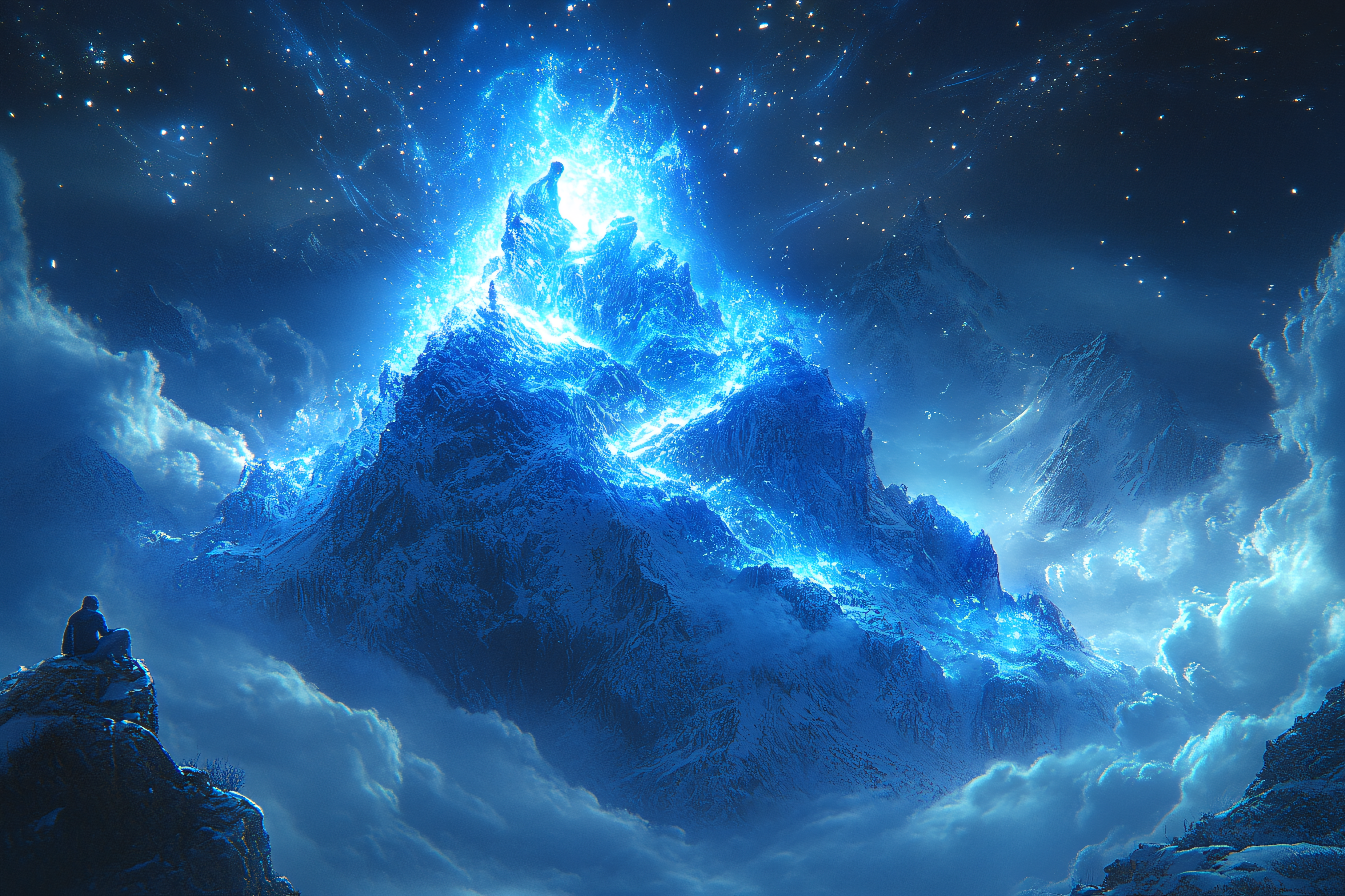 Celestial Peak Illumination