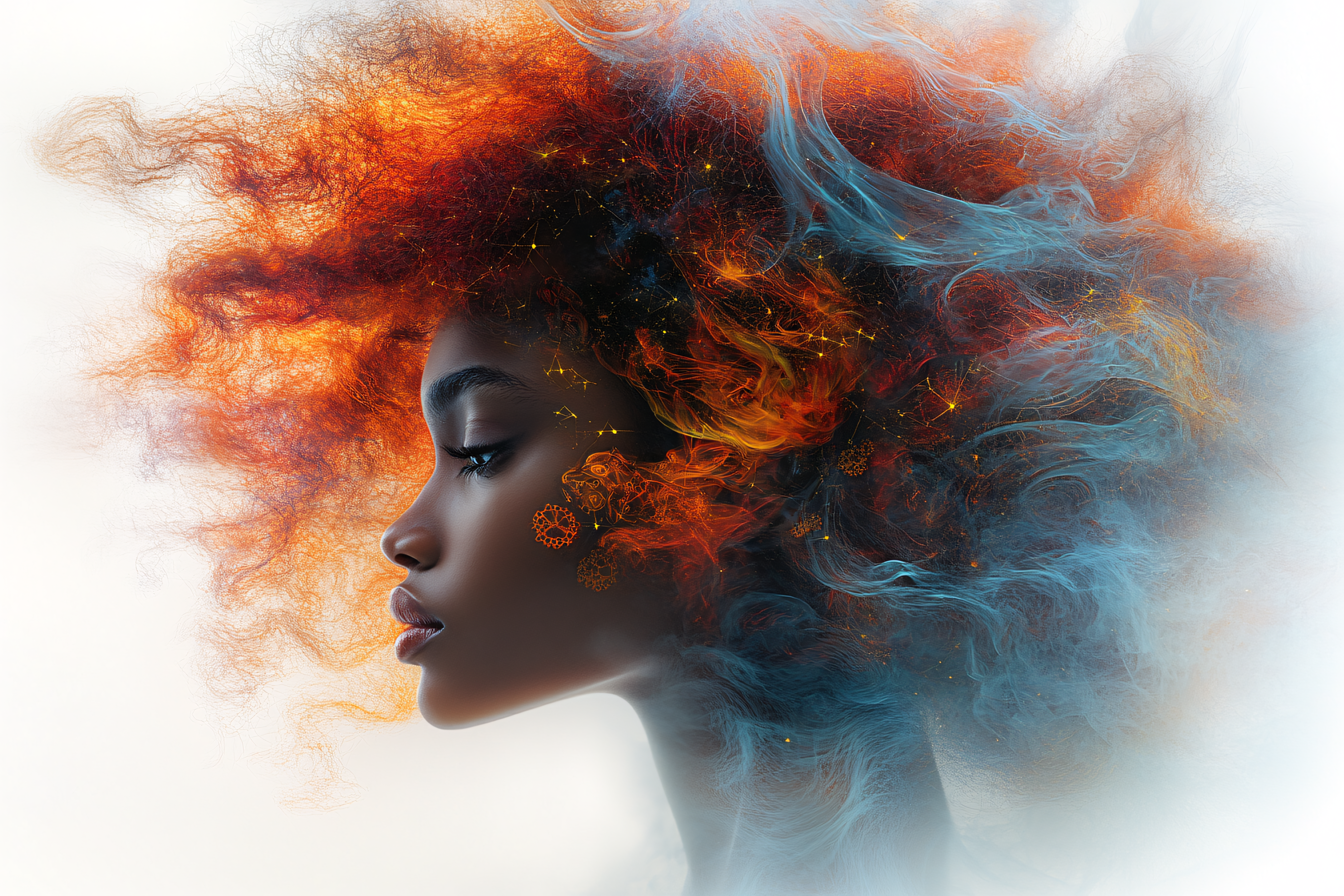 Celestial Portrait Of A Woman