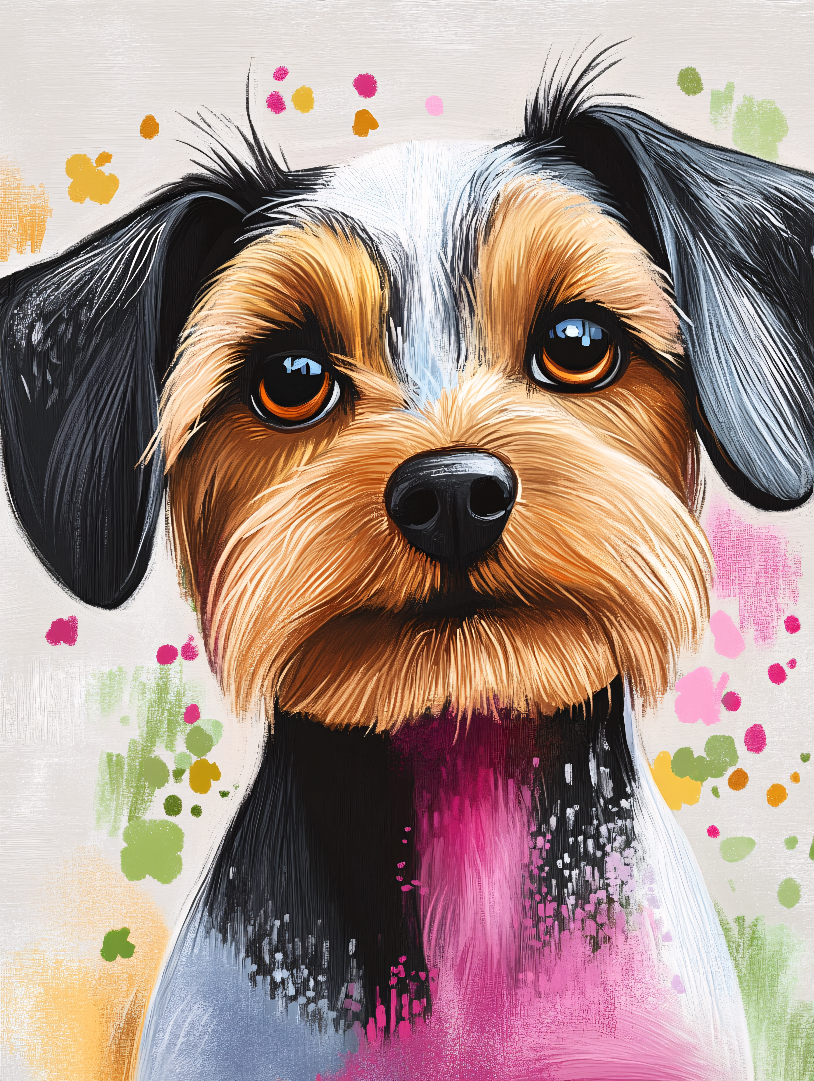 Charming Dog Portrait