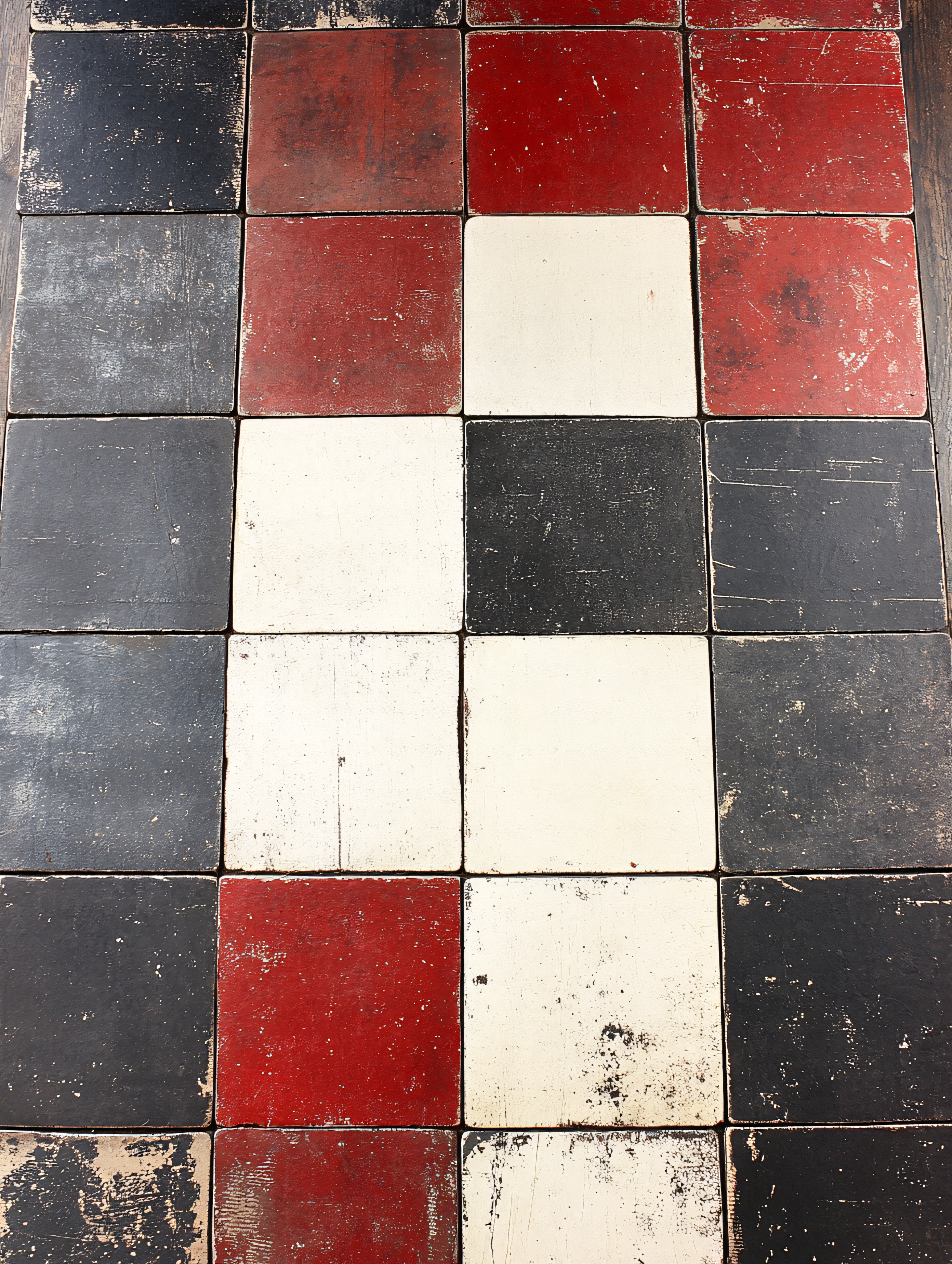 Checkered Floor Tiles