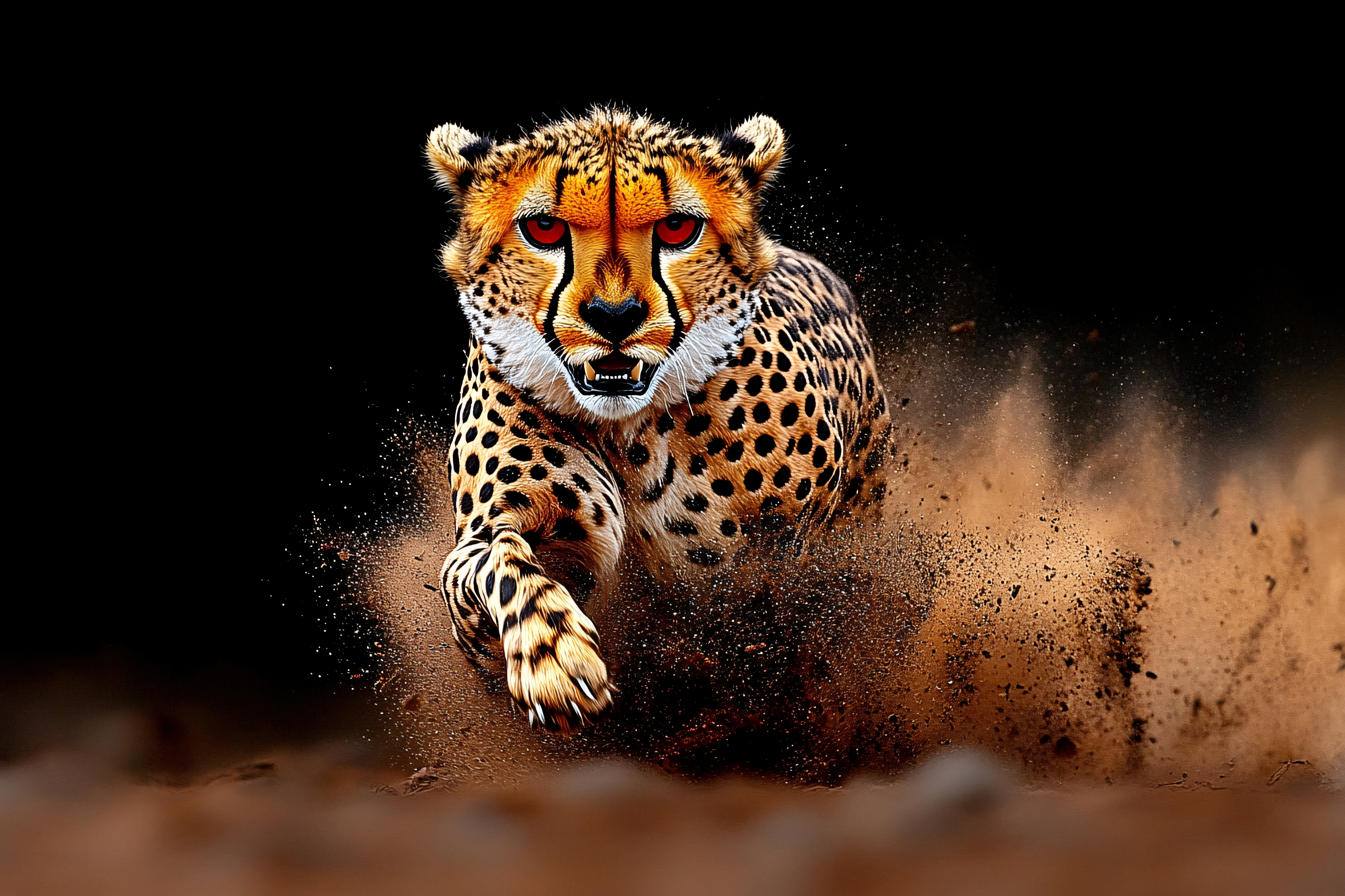 Cheetah On The Chase