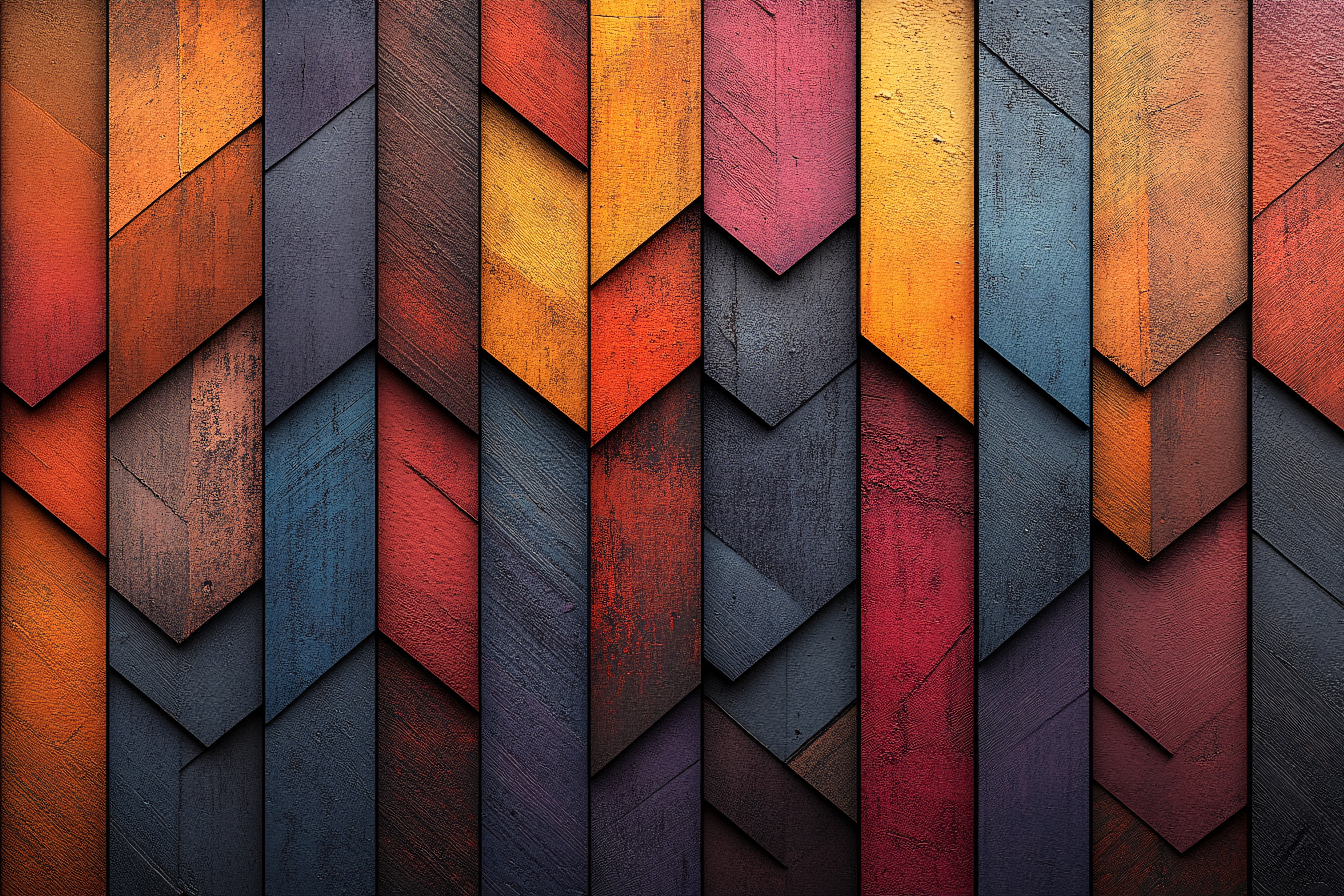 Chevron Wood Grain Pattern
