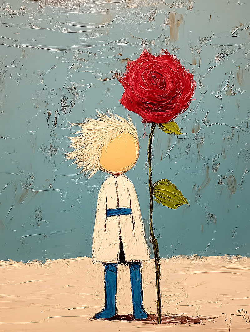 Child And Rose