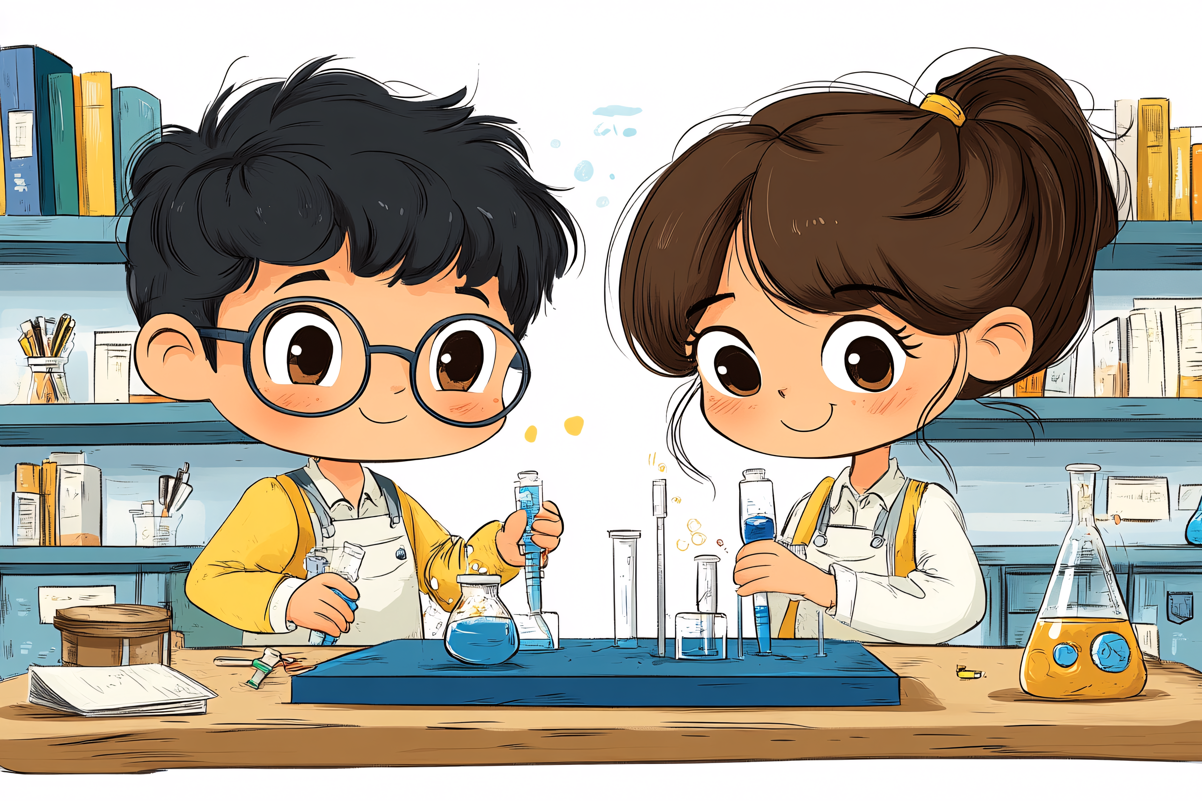 Children Conducting Science Experiment