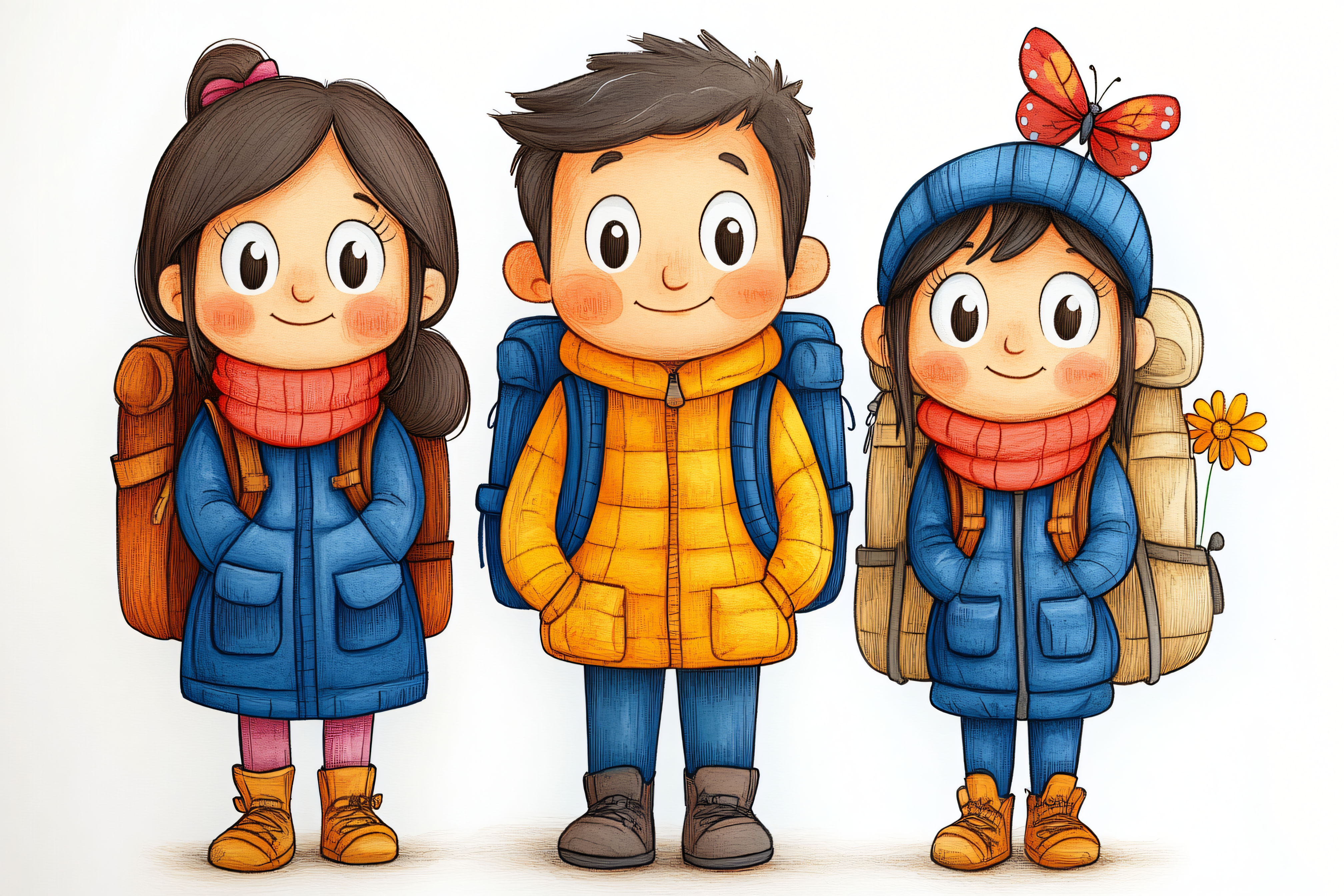 Children Hiking Adventure
