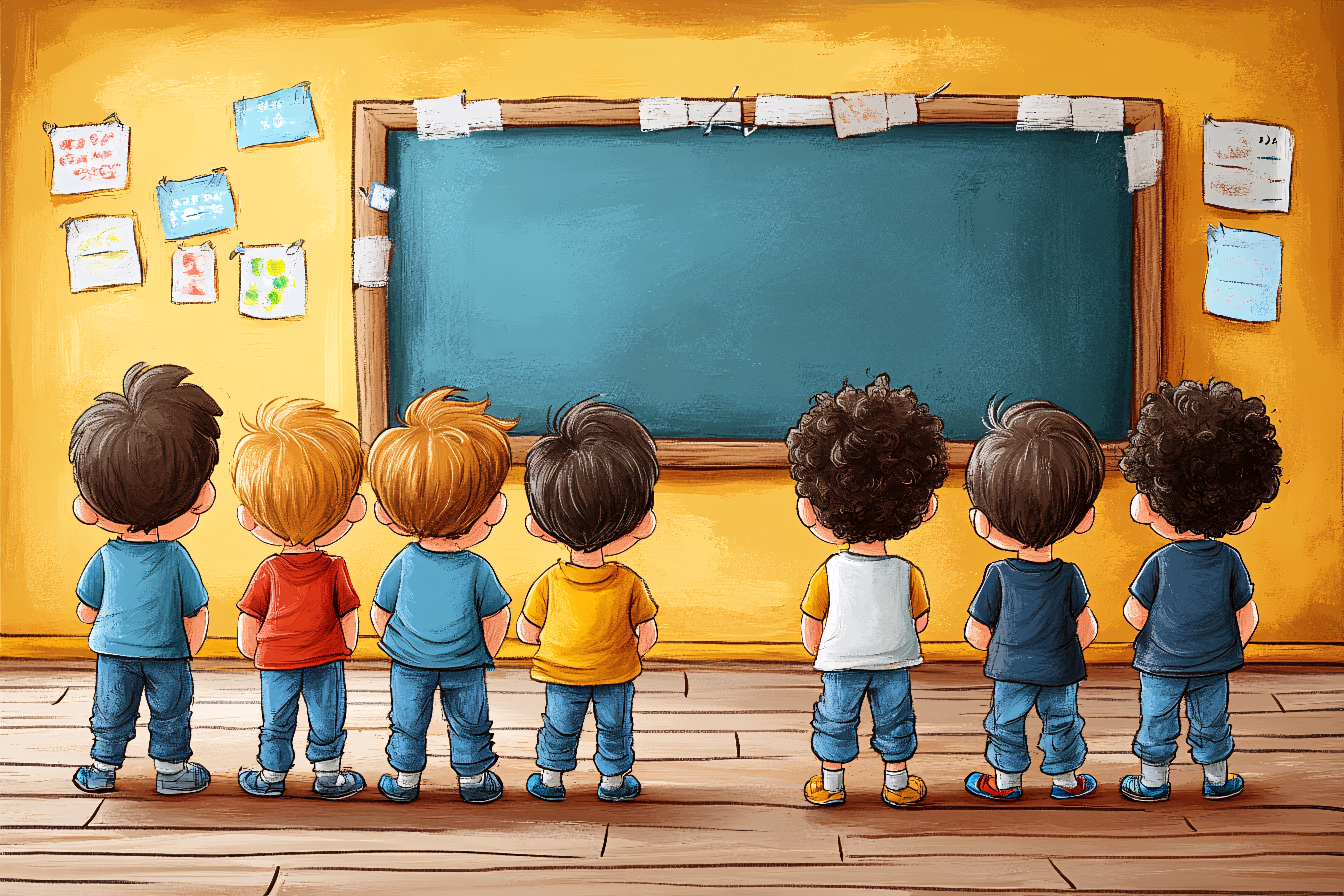 Children in Classroom