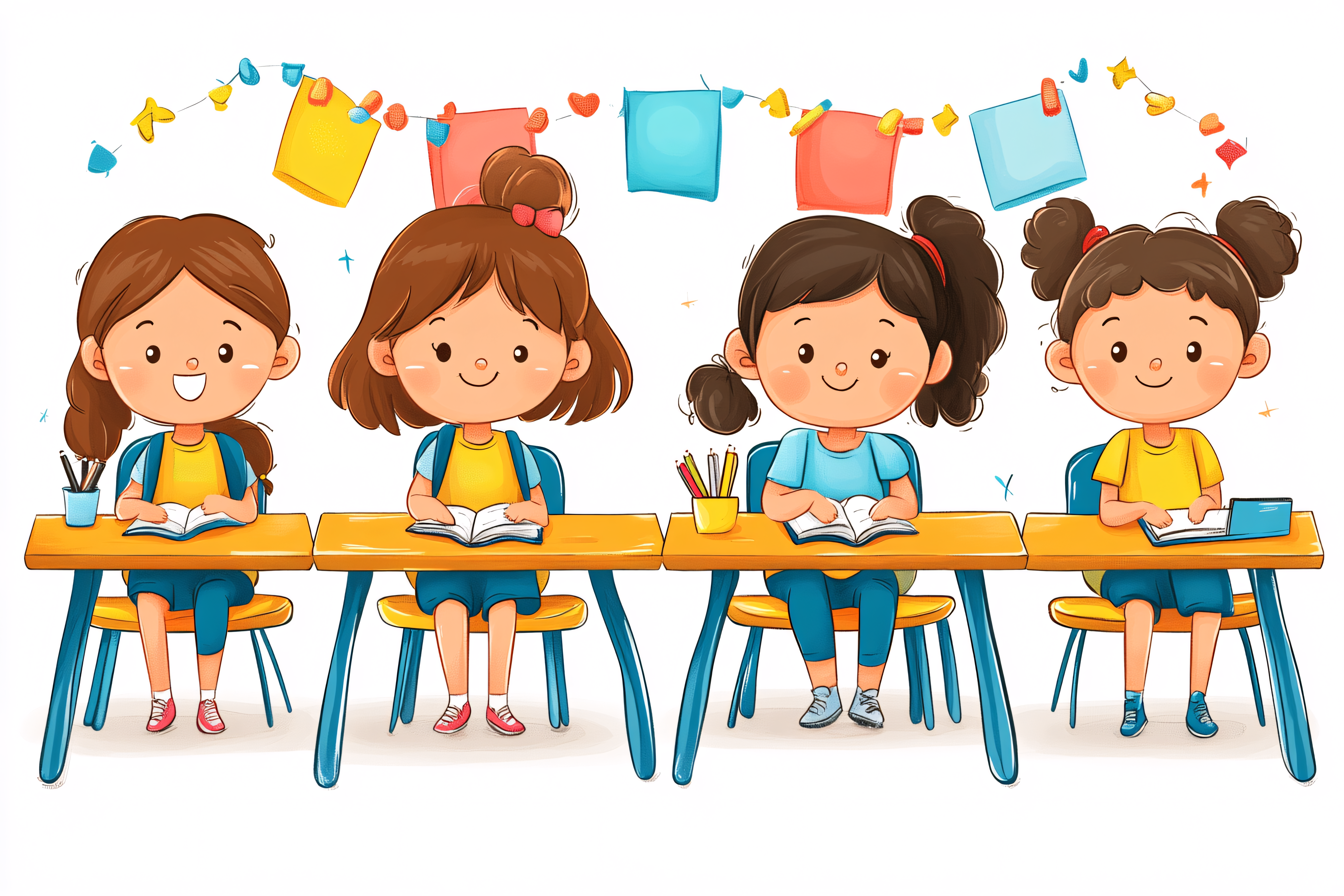 Children Learning in Classroom