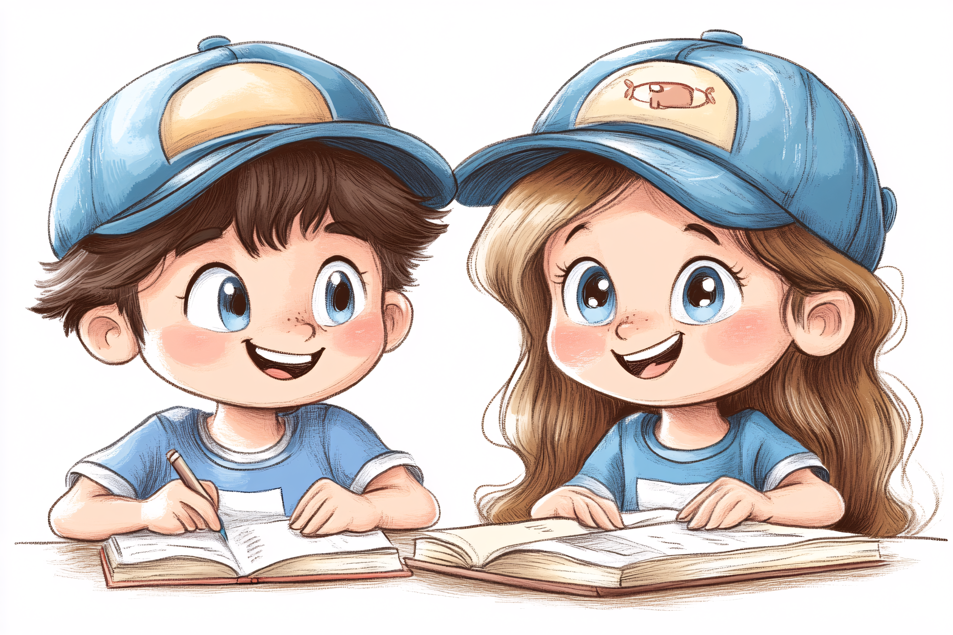 Children Studying