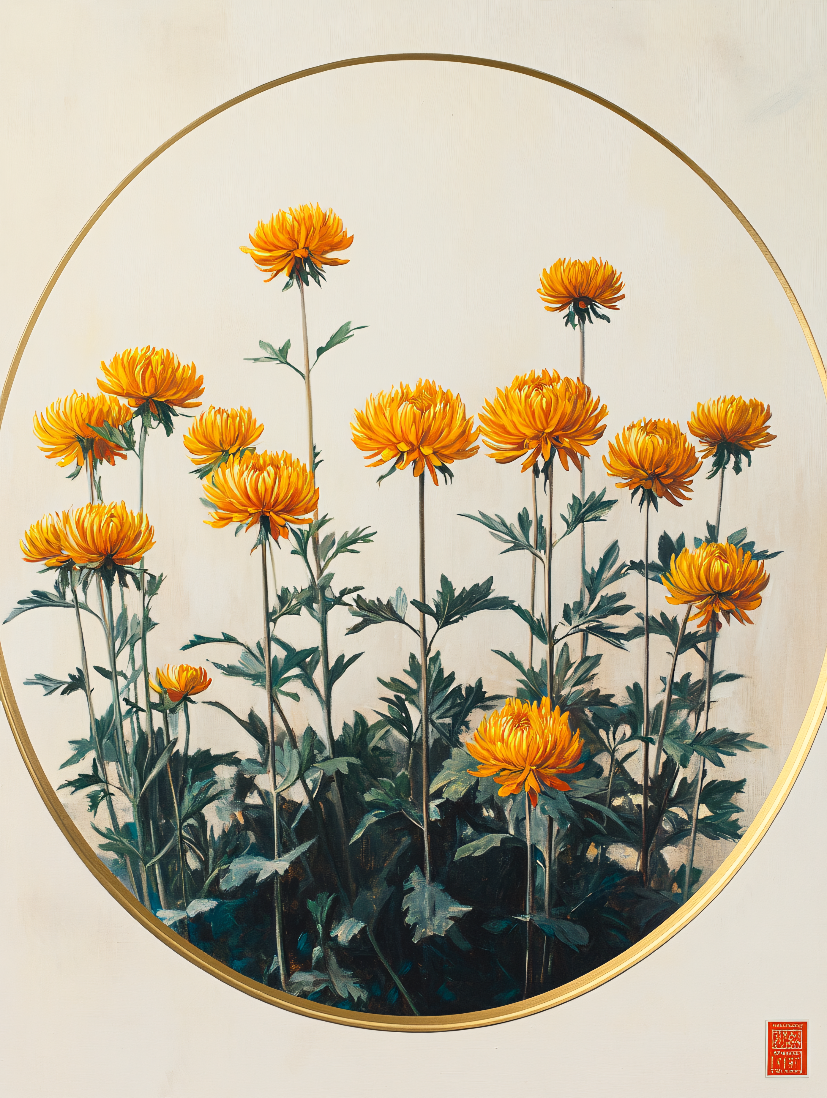 Chrysanthemum Bloom