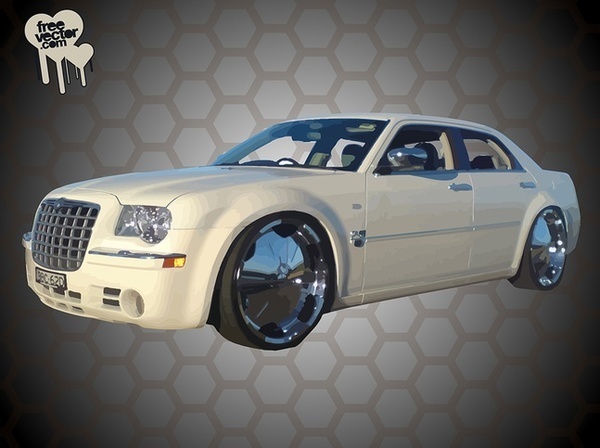 Chrysler 300 Free Vector