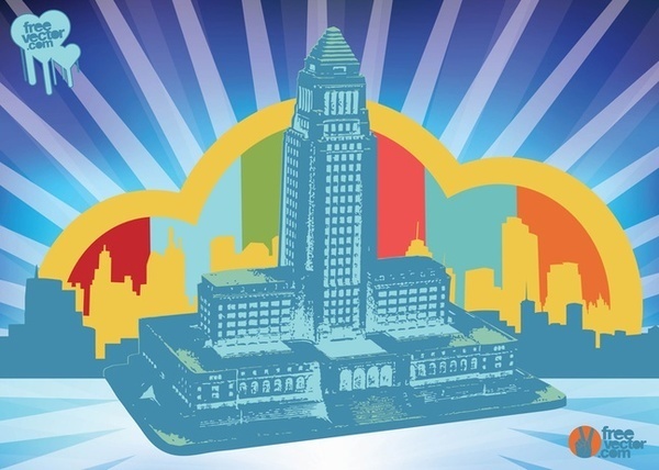 City Hall Free Vector
