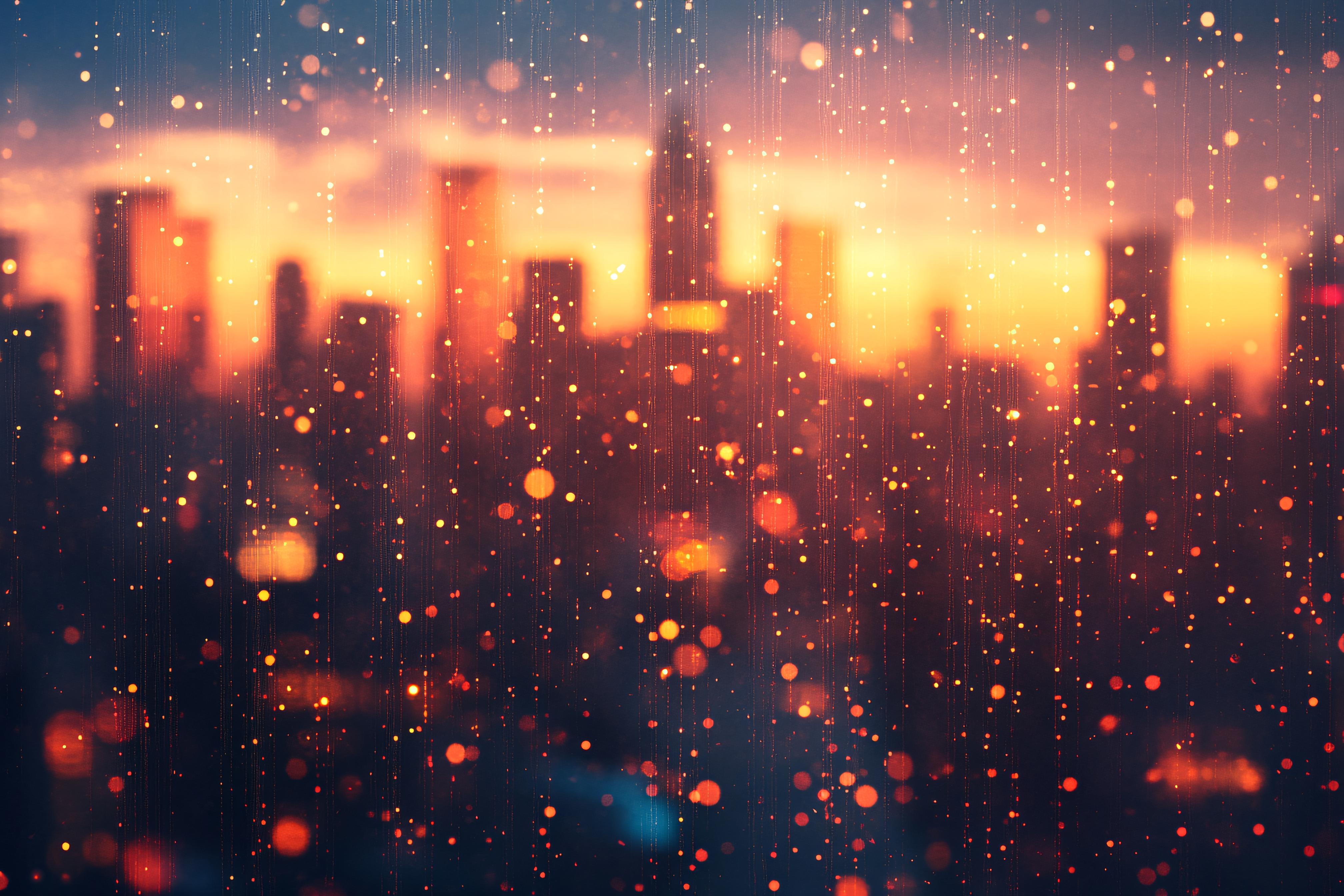 Cityscape at Sunset