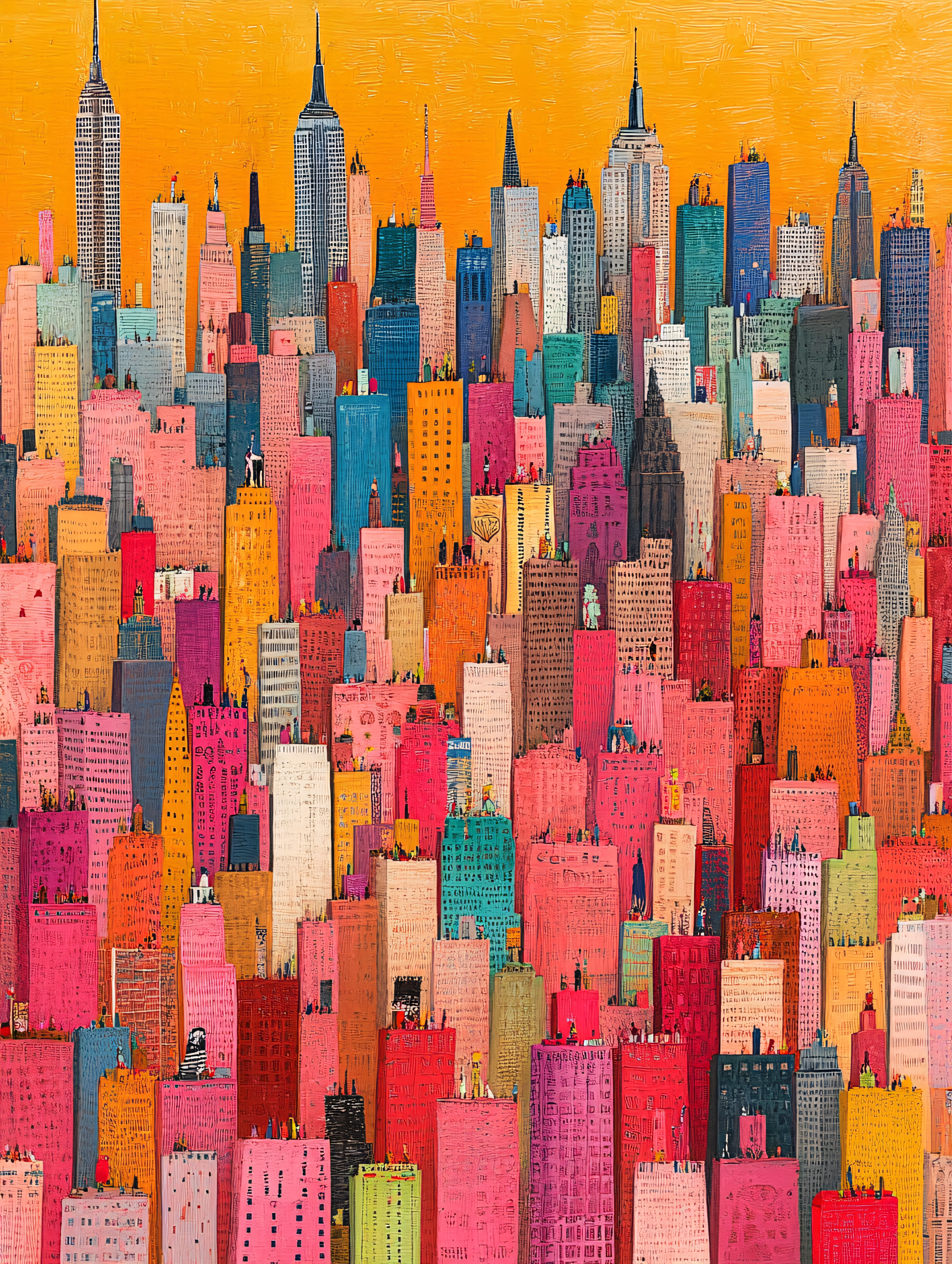 Cityscape Painting