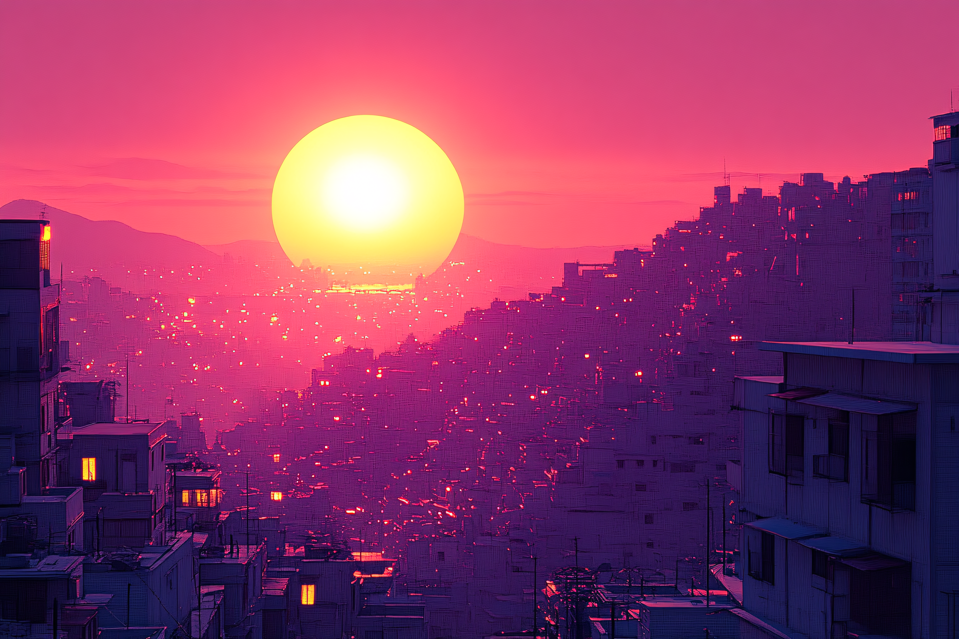 Cityscape Sunset