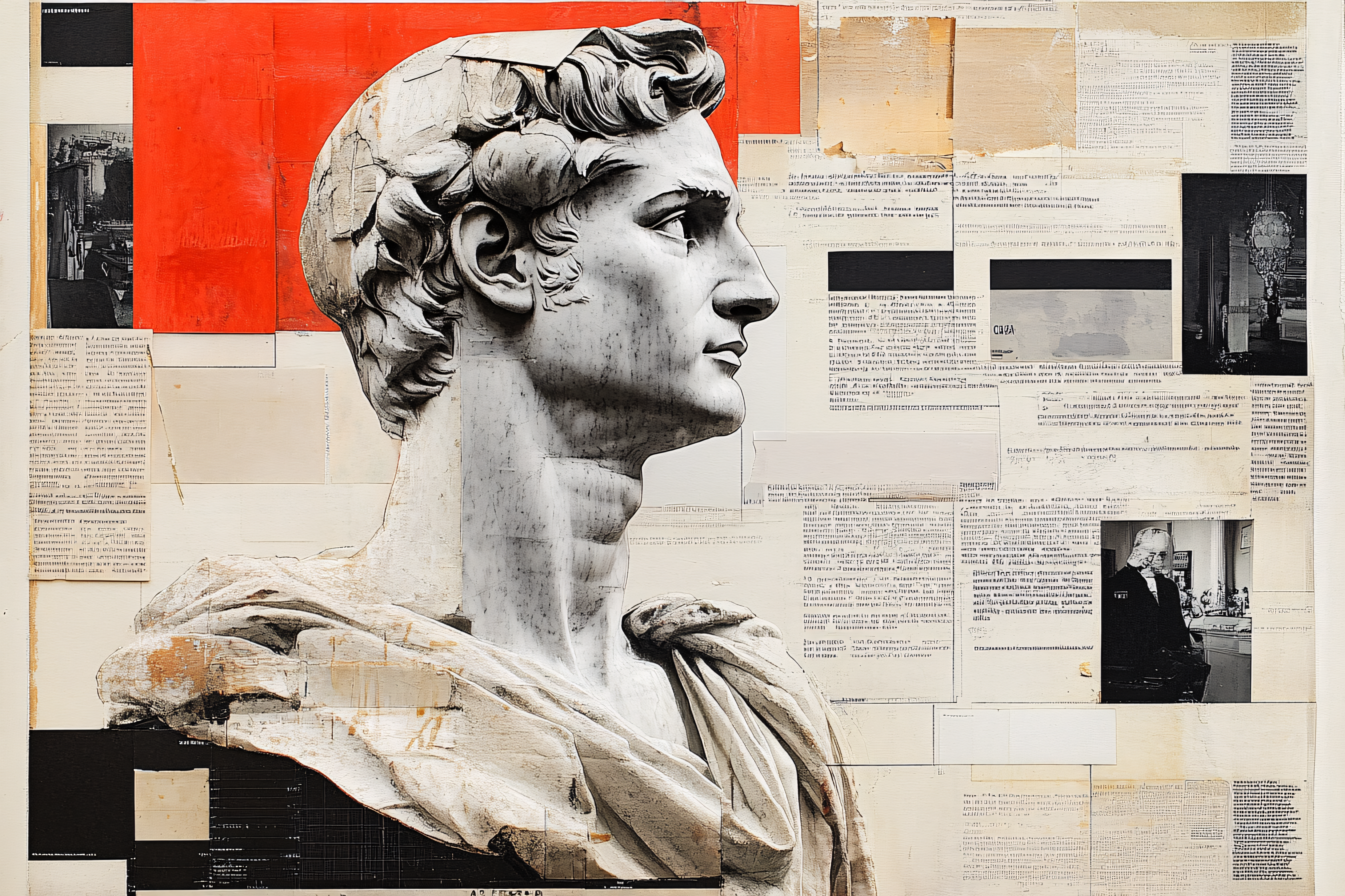 Classical Bust Collage