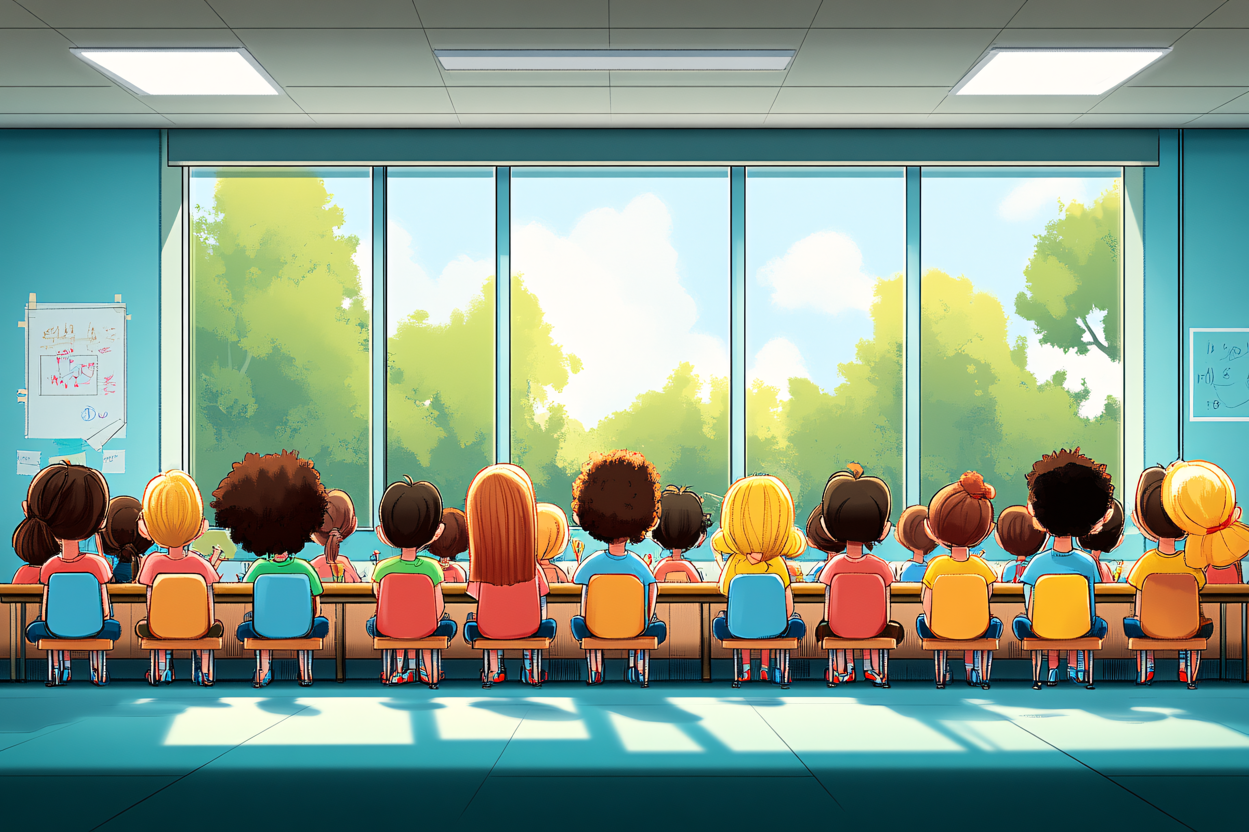 Classroom Full Of Children