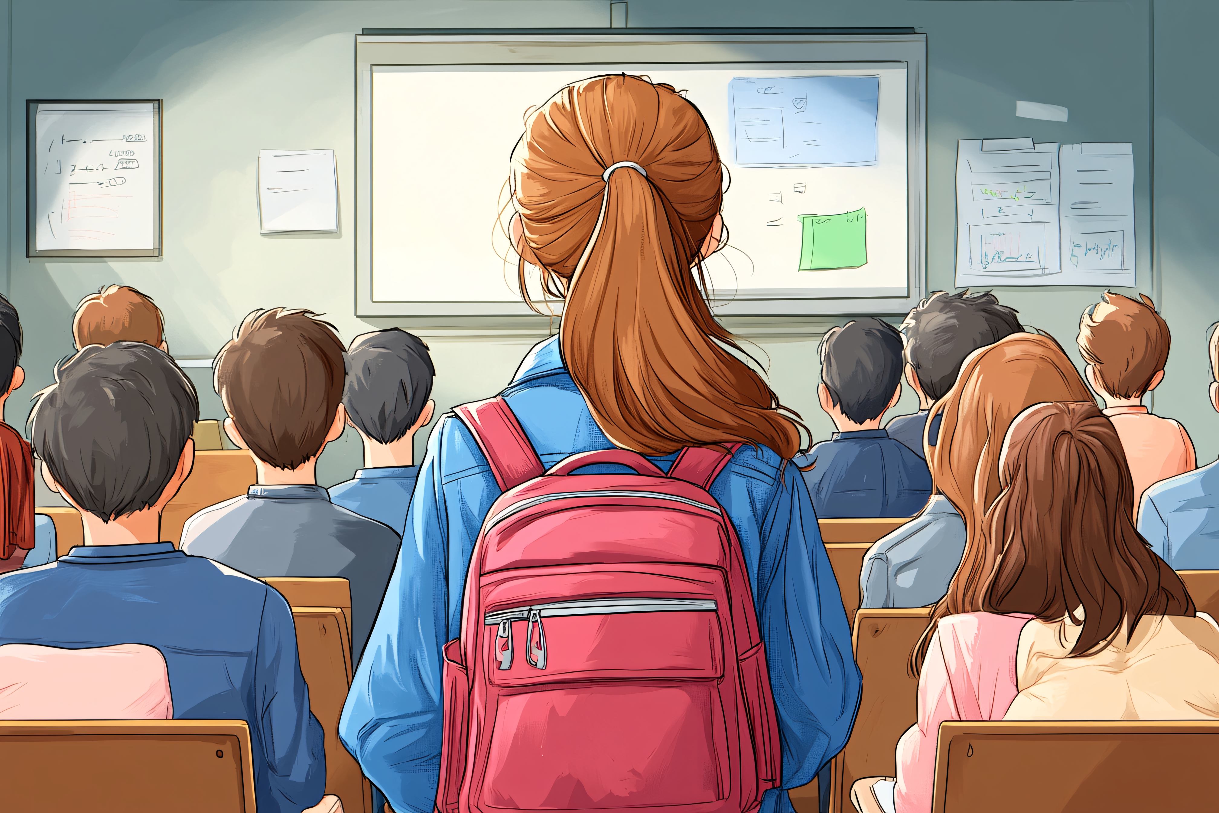 Classroom Learning Scene