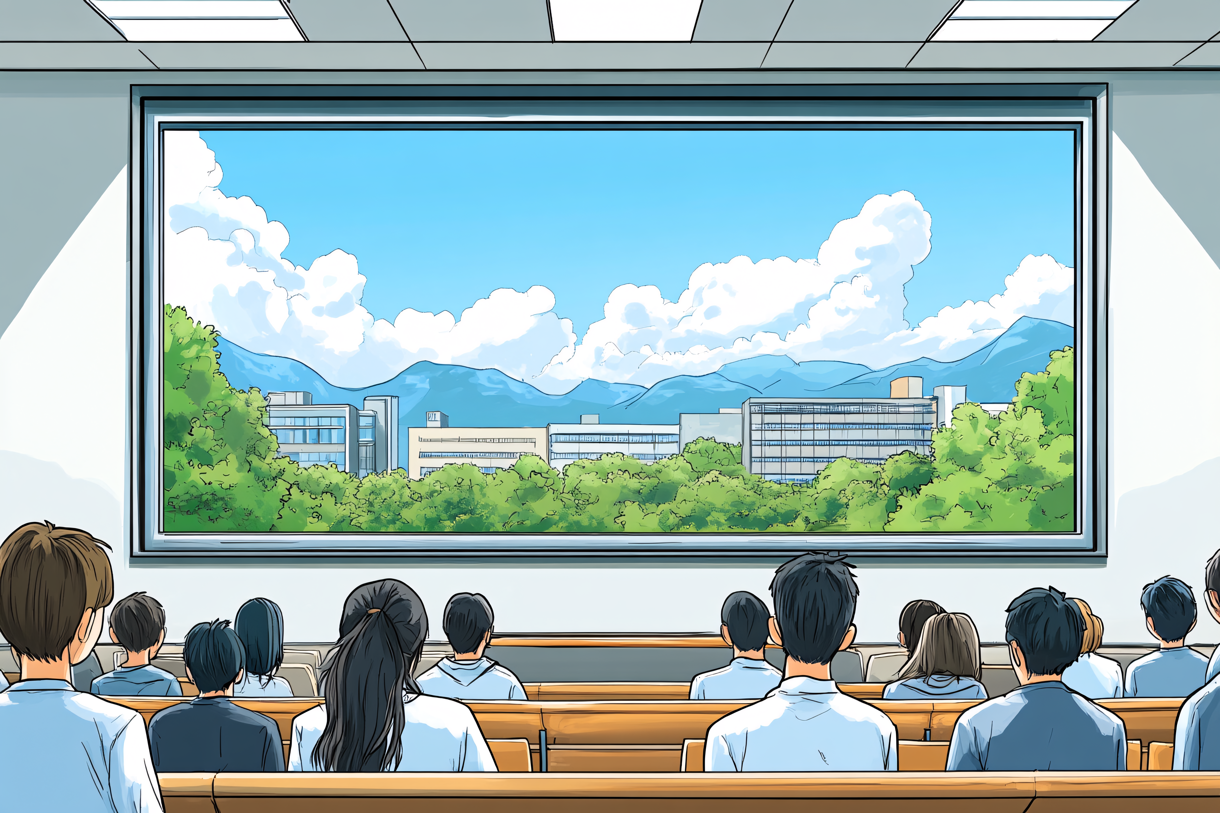 Classroom Presentation Scene