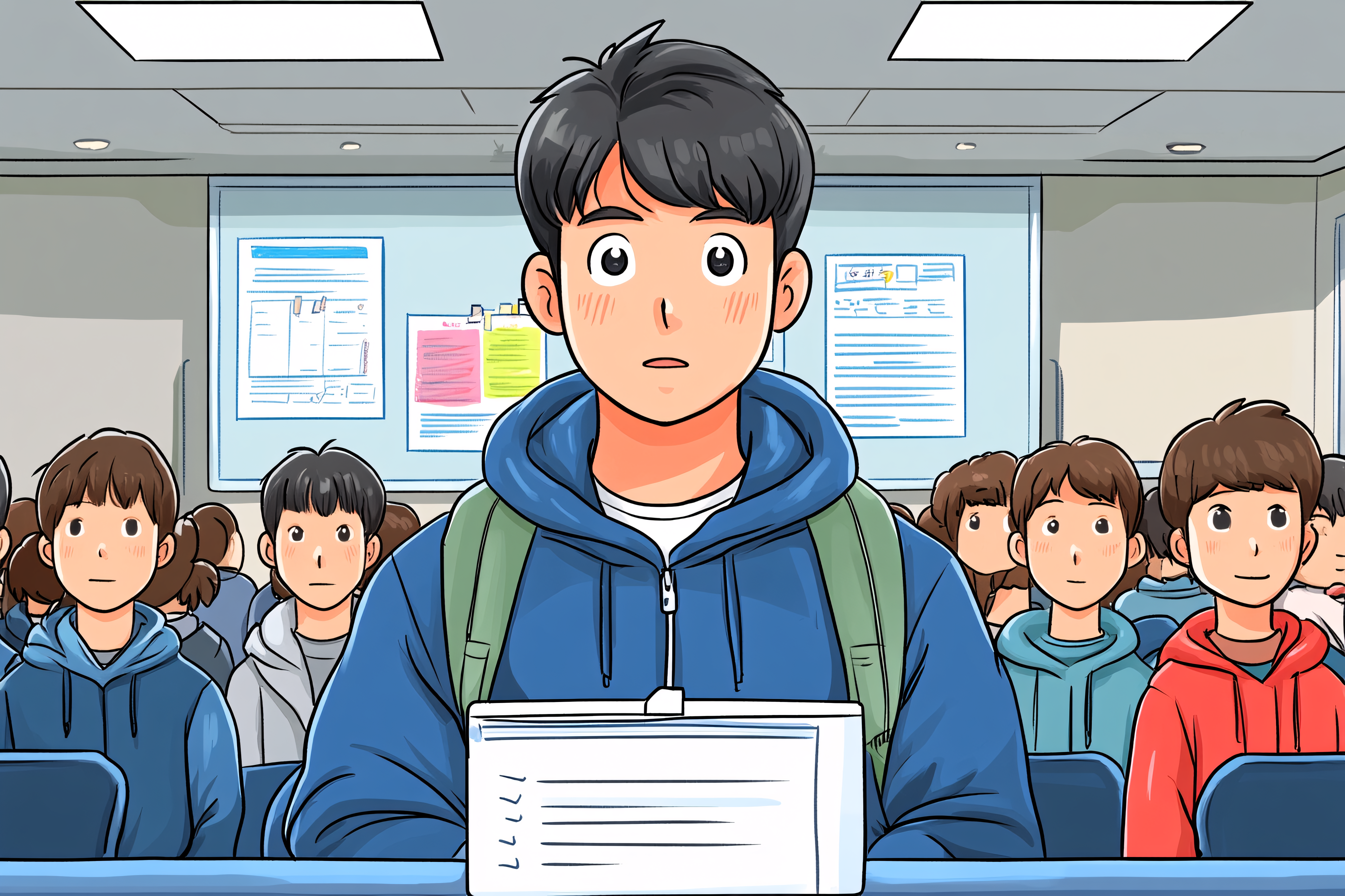 Classroom Scene With Students