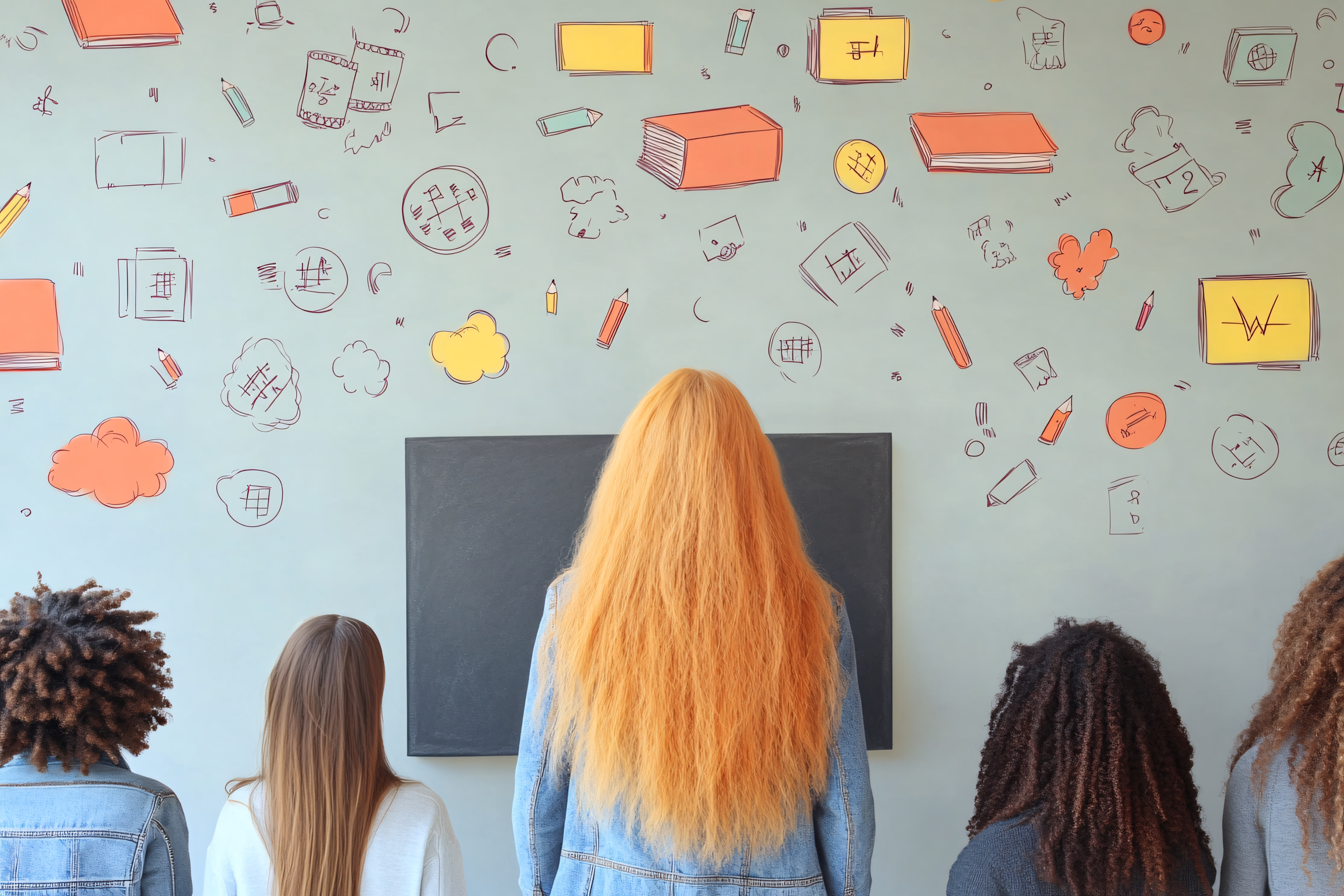 Classroom Setup with Diverse Group