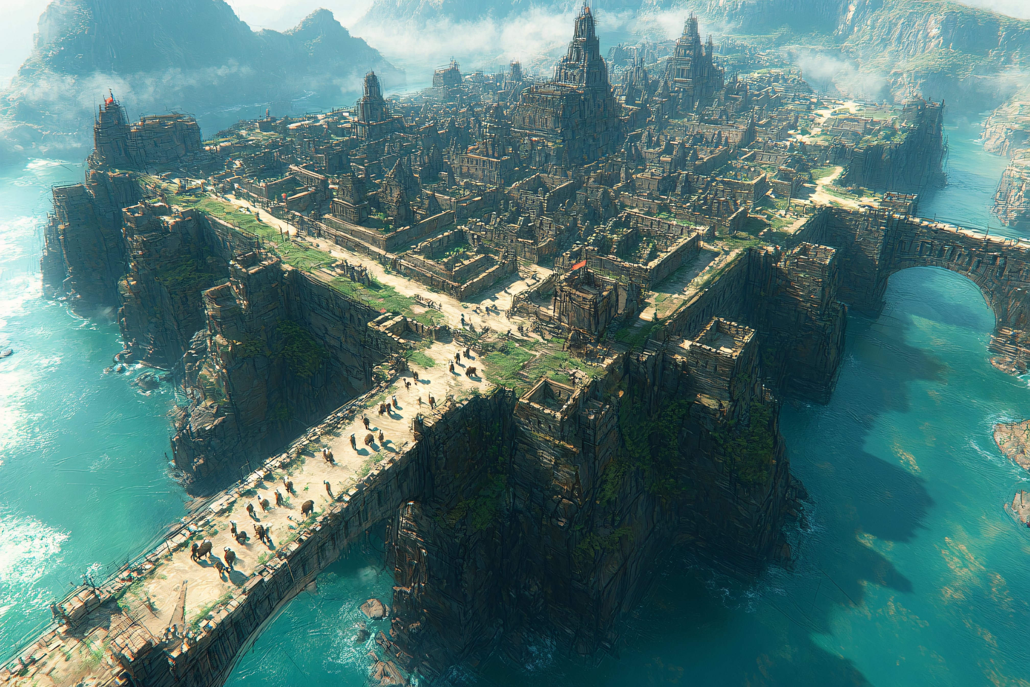 Cliffside Citadel of Antiquity