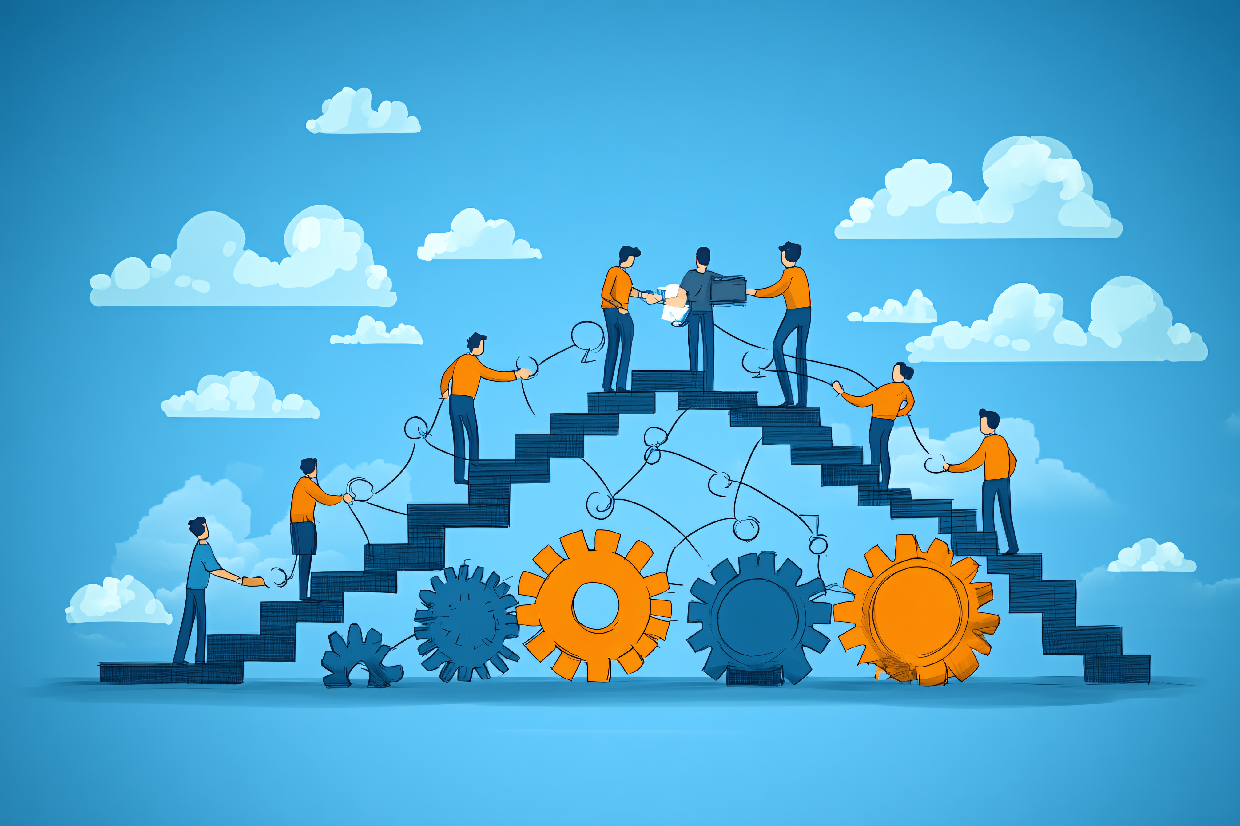 Climbing the Success Ladder with Teamwork