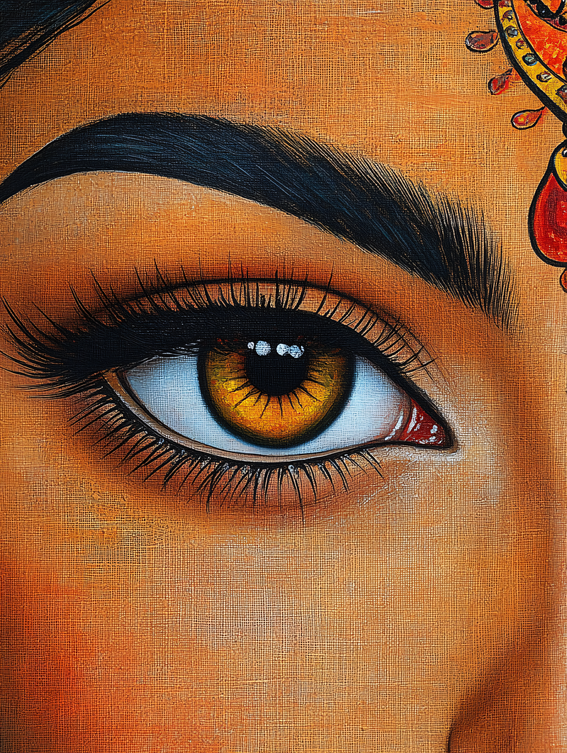 Close Up Eye Portrait