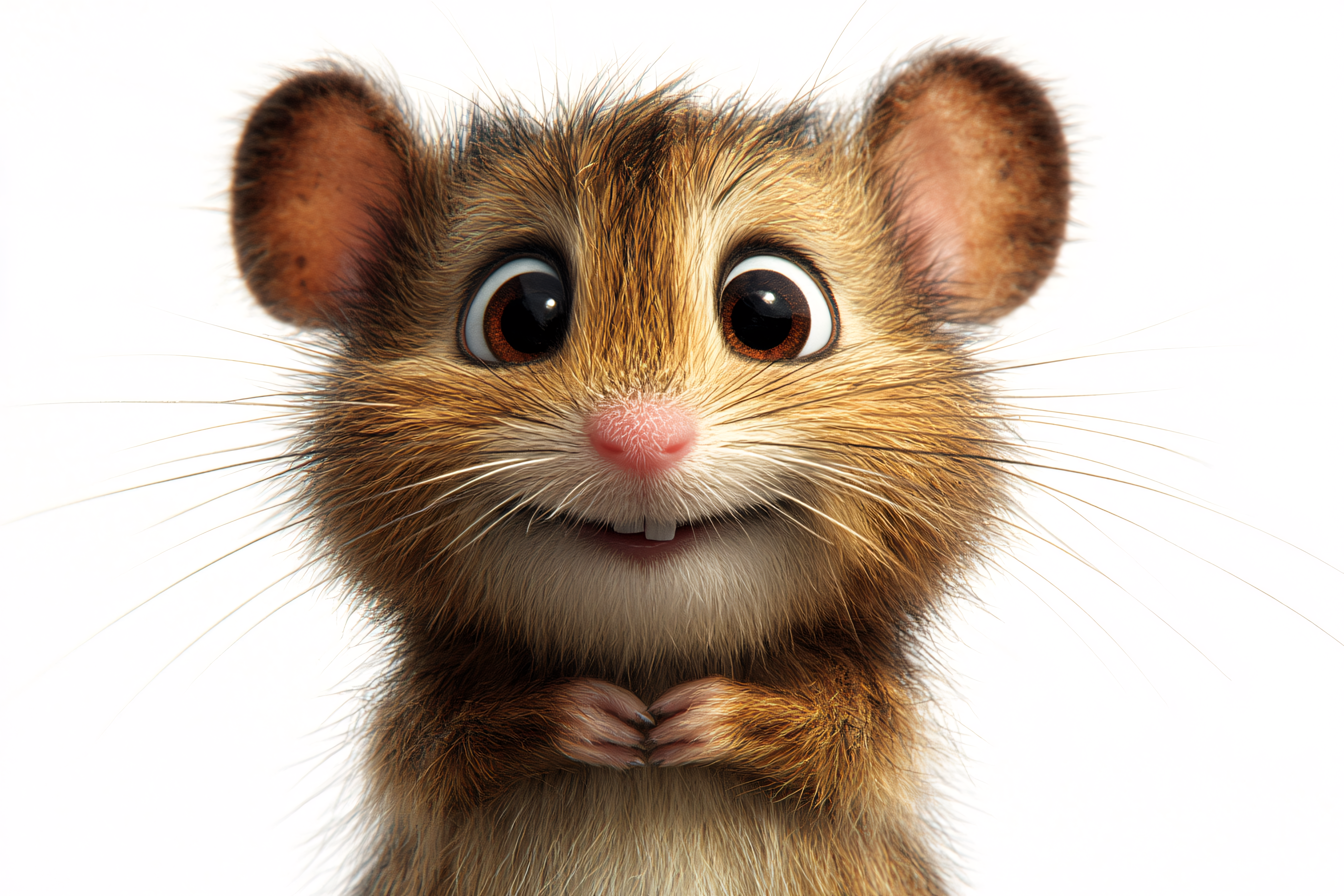 Close-Up of Cute Cartoon Mouse
