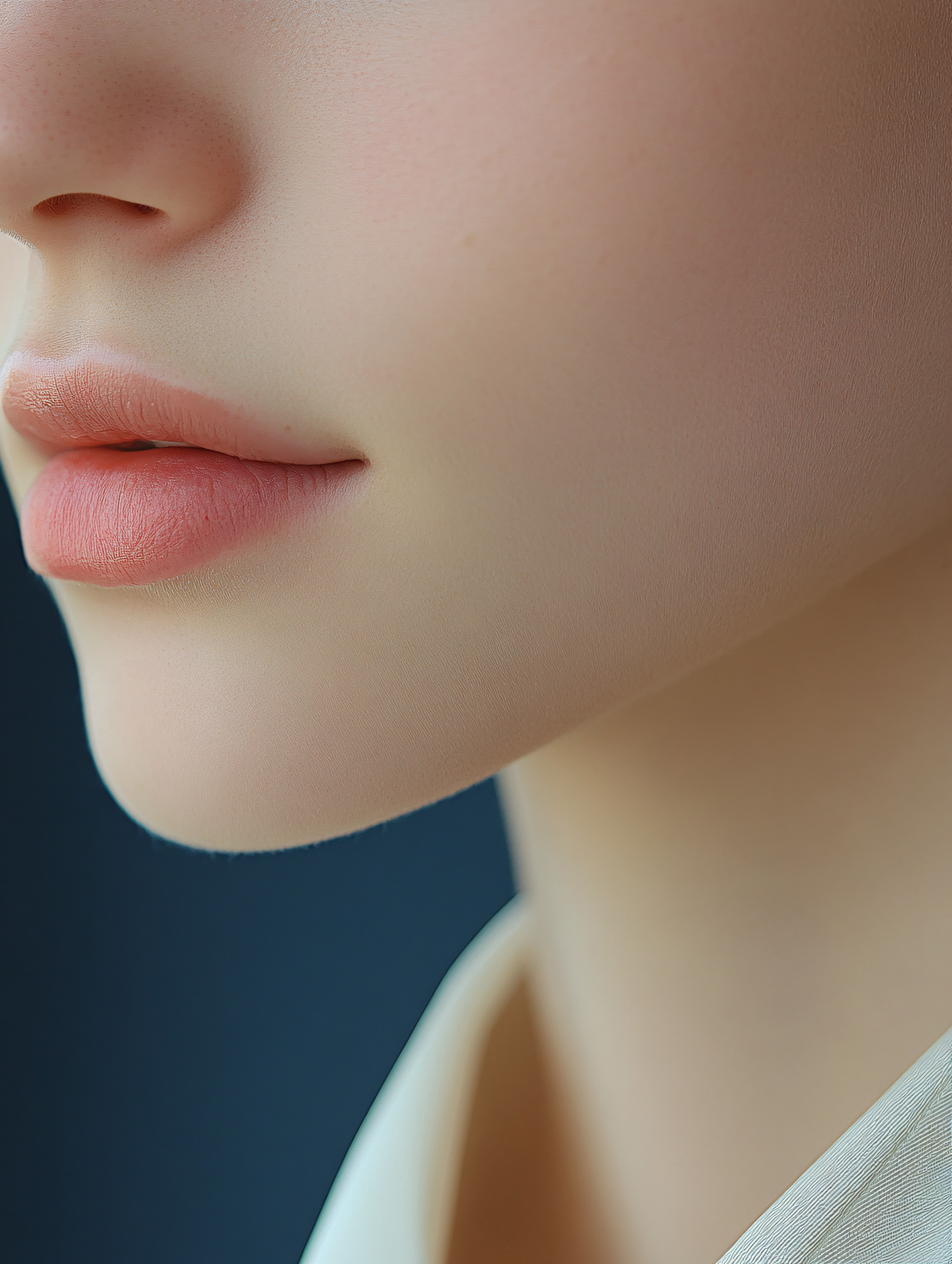 Close Up Of Facial Beauty