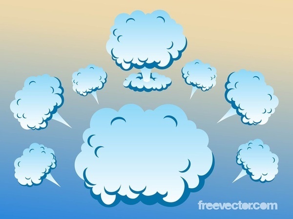 Clouds s Free Vector