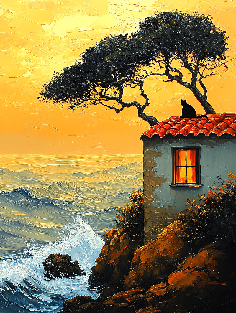 Coastal Retreat Sunset