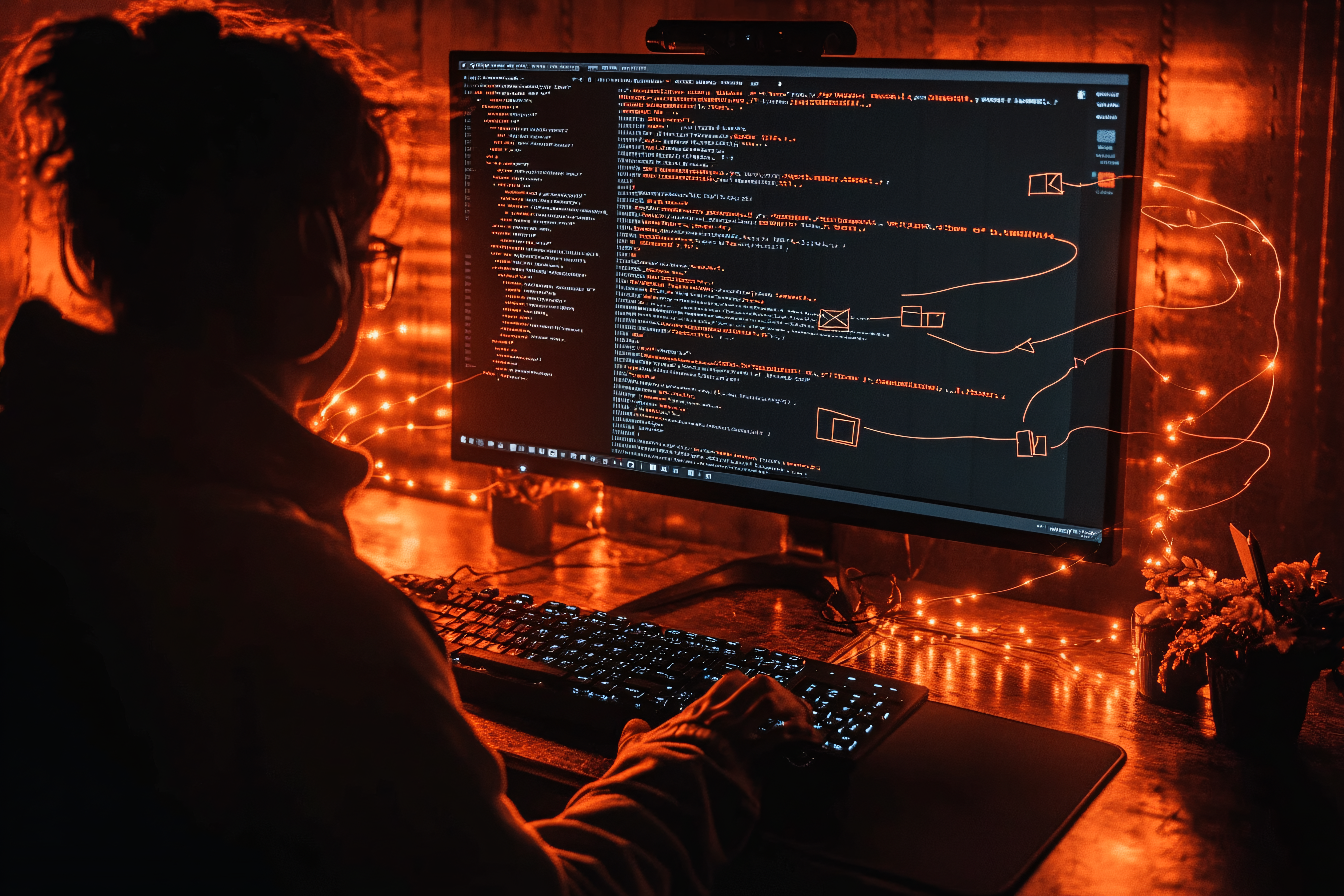 Coding Under Warm Light