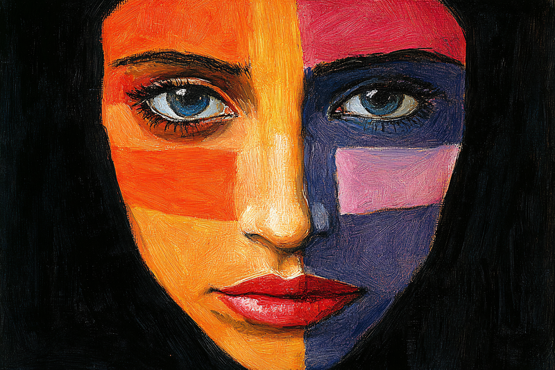 Colorful Abstract Portrait