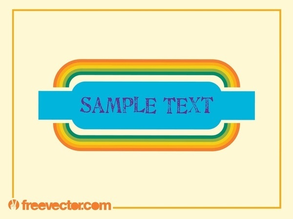 Colorful Banner Free Vector