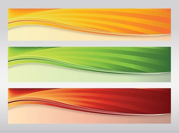 Colorful Banners s Free Vector