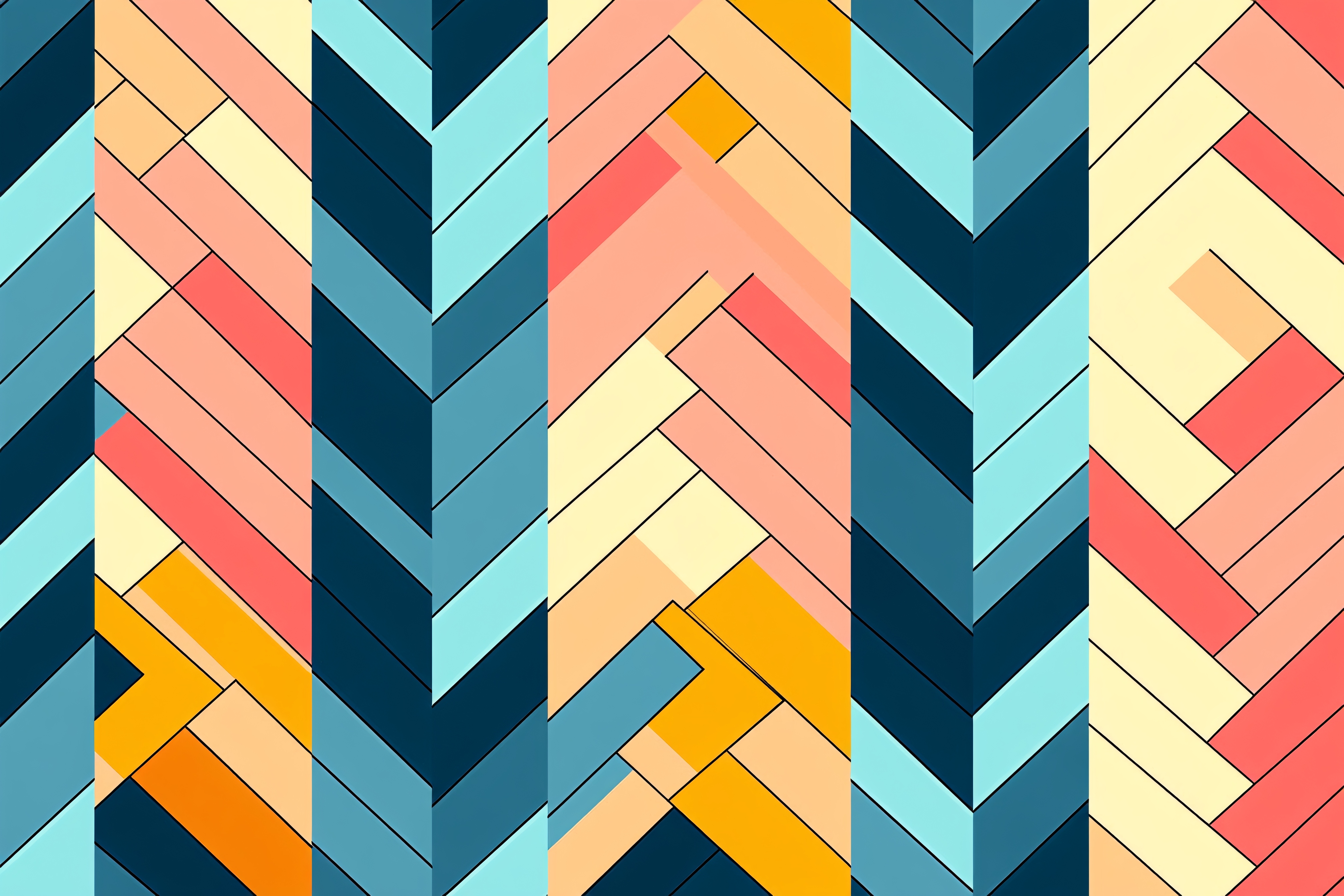 Colorful Chevron Pattern