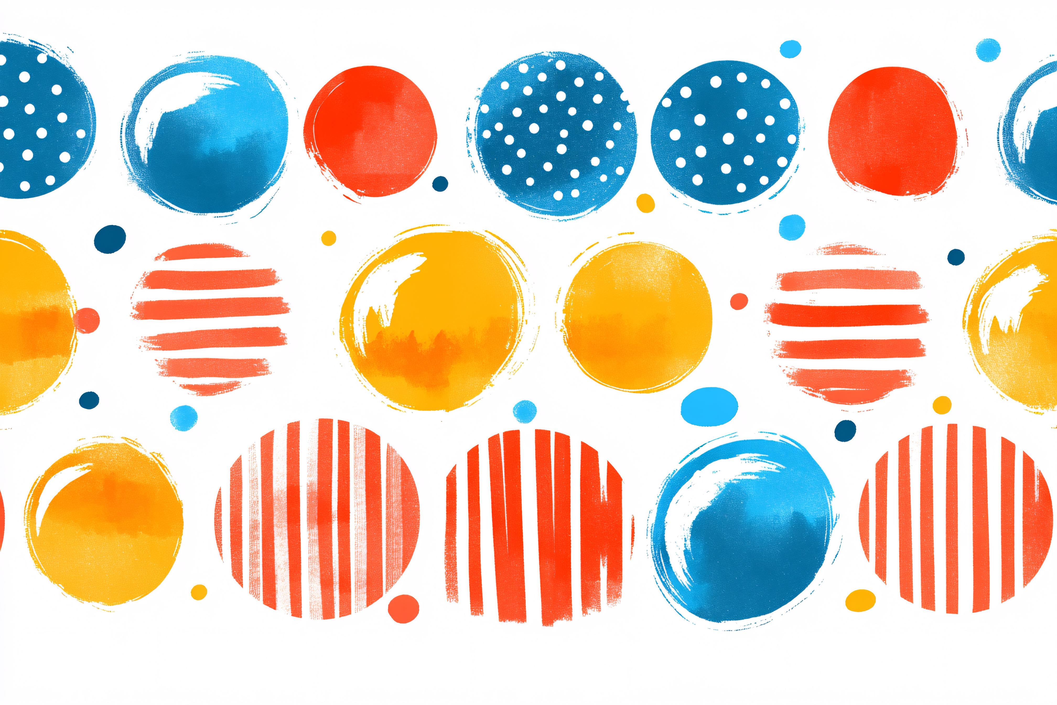 Colorful Circles Pattern