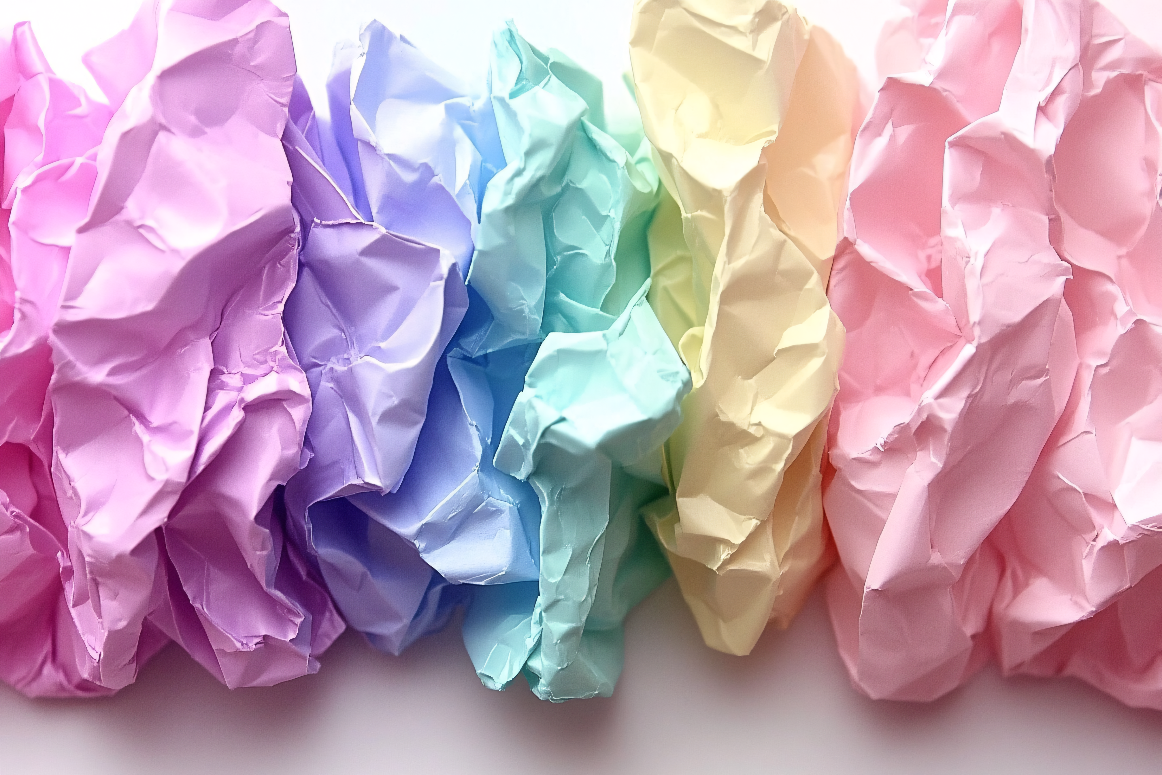 Colorful Crumpled Paper