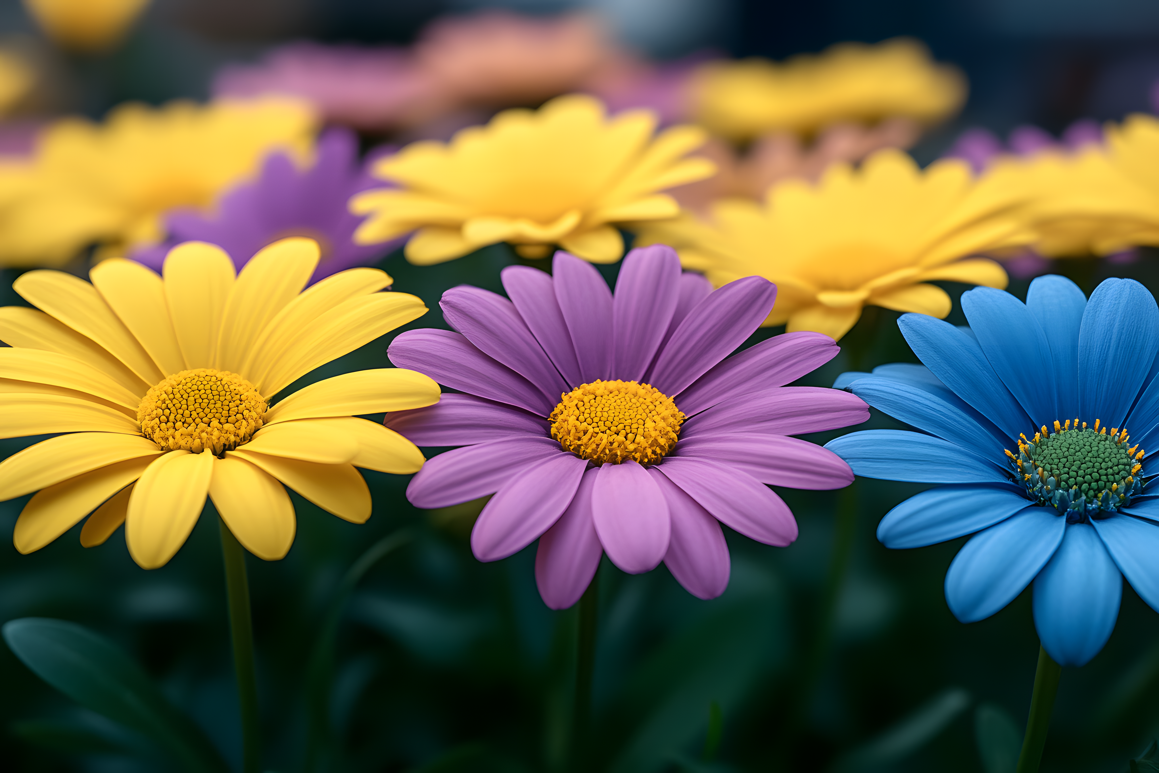 Colorful Daisy Garden