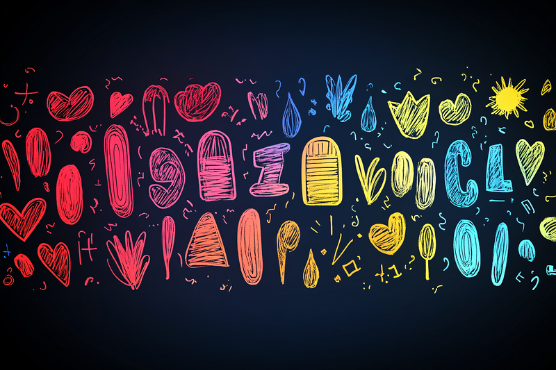Colorful Doodle Wordly Illustration