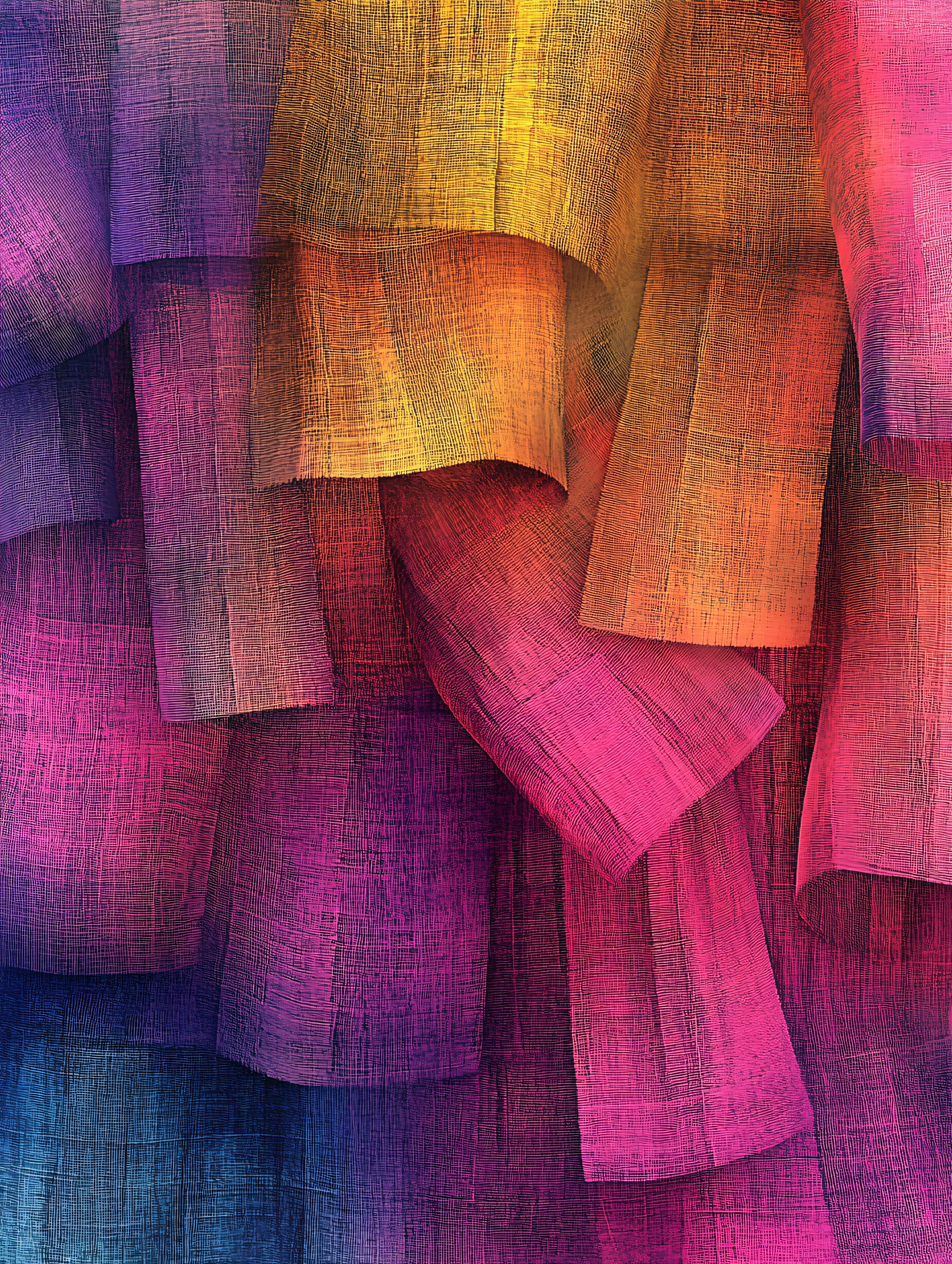 Colorful Fabric Drapes