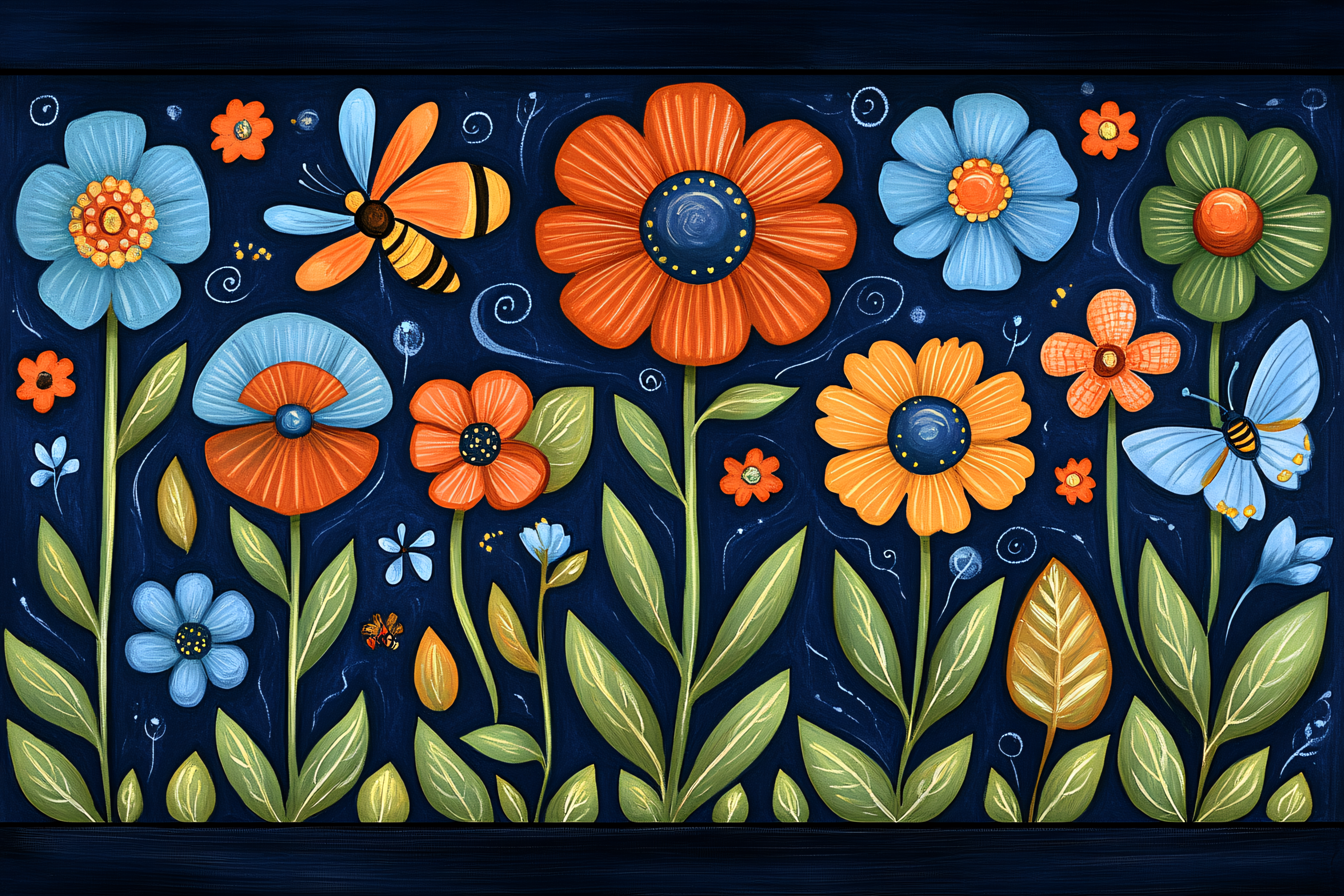 Colorful Floral Garden