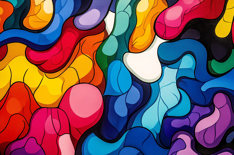 Colorful Fluid Abstract