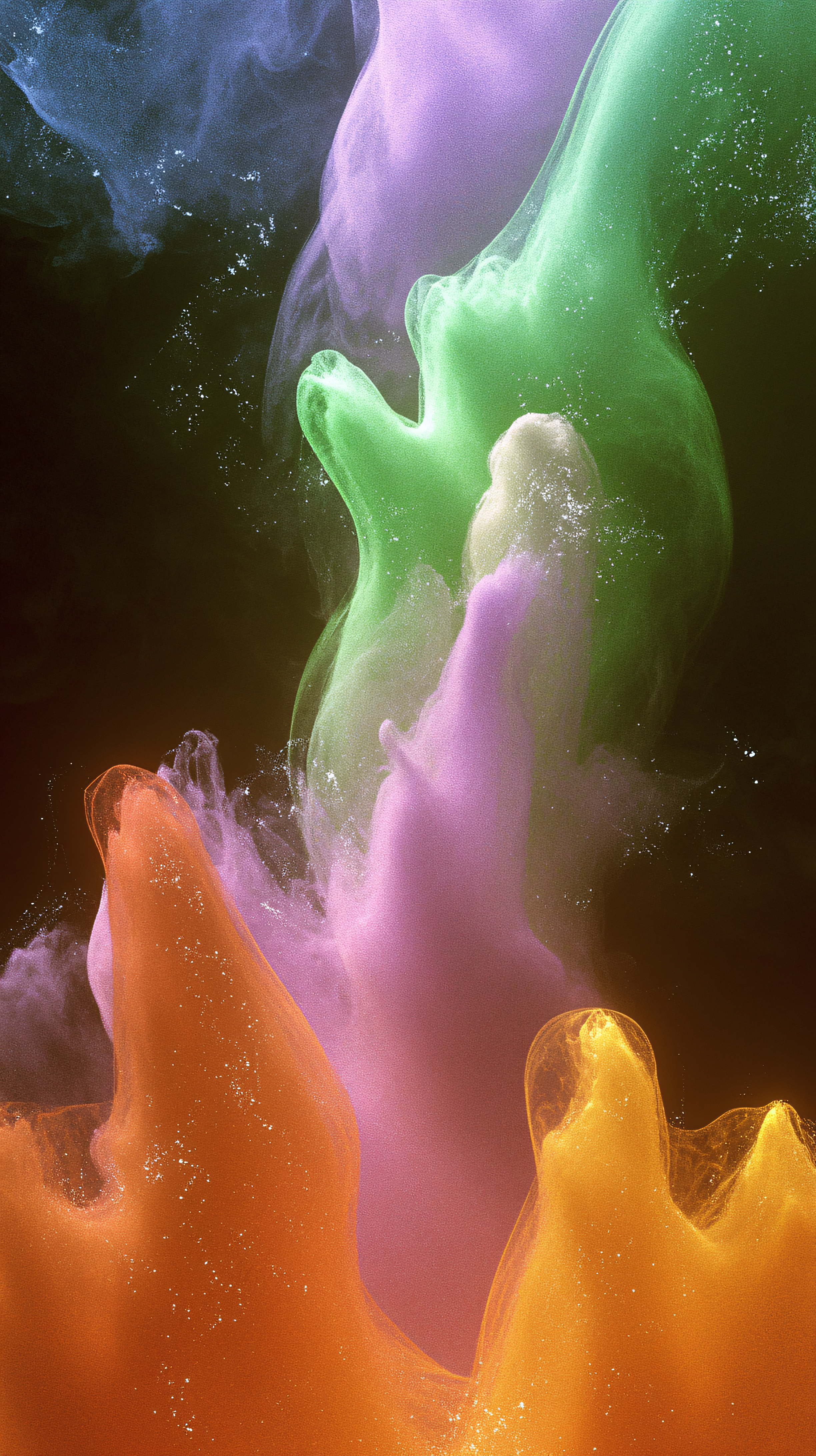 Colorful Fluid Motion