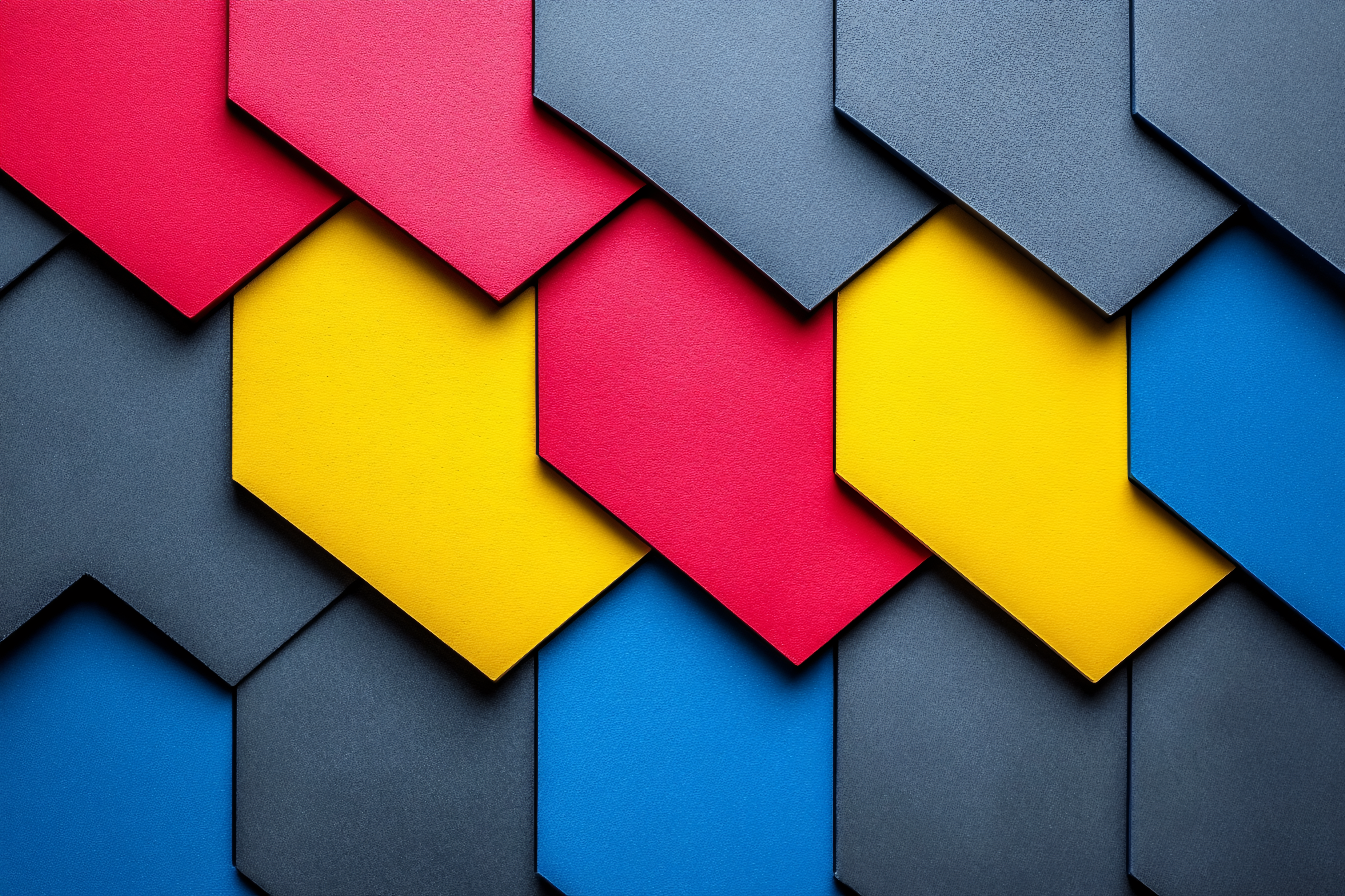 Colorful Geometric Tiles Pattern