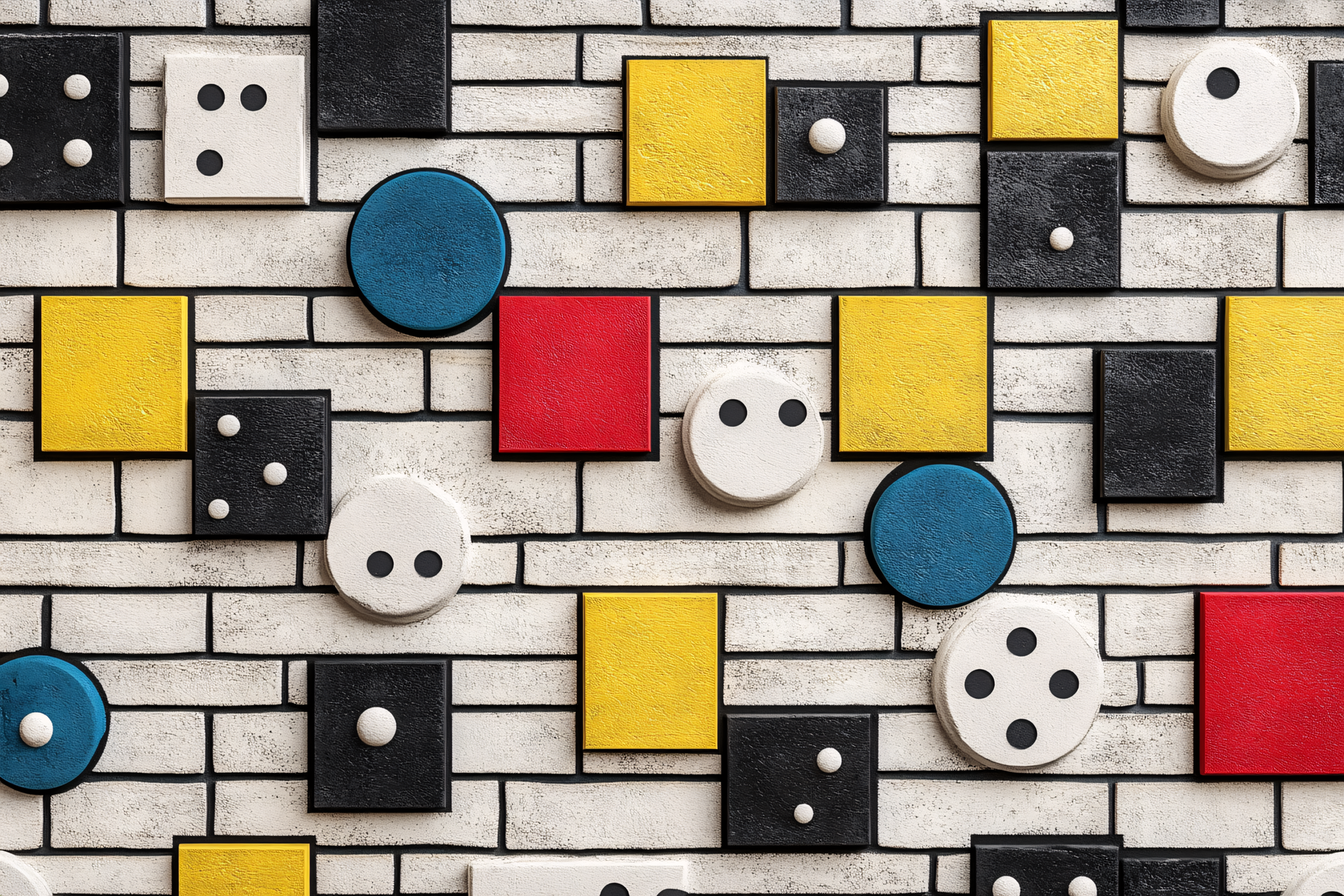 Colorful Geometric Wall Panel