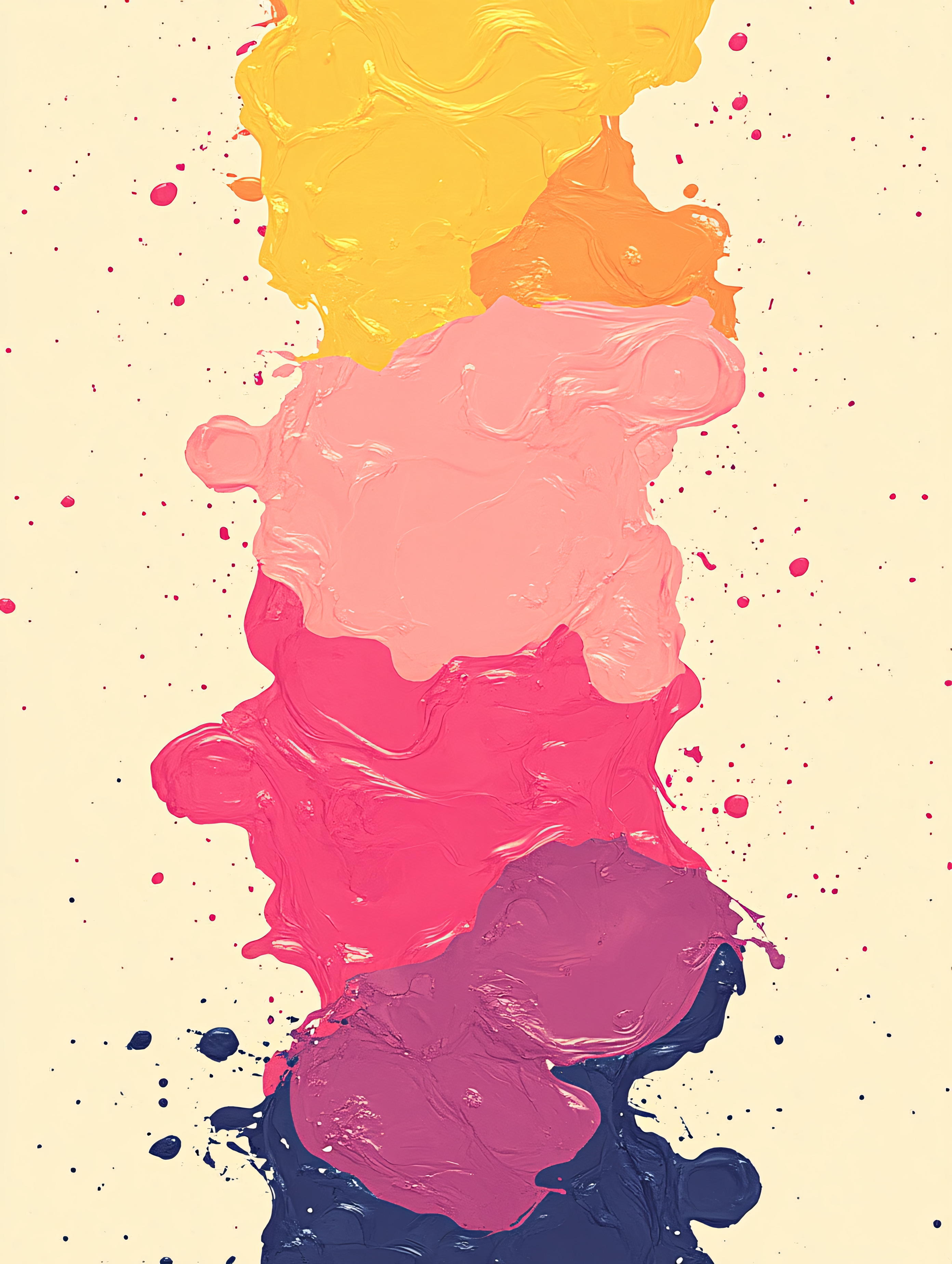 Colorful Gradient Paint Strokes